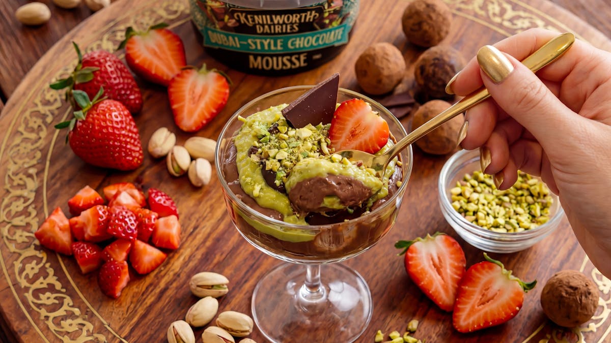 Dubai-Style Chocolate Mousse