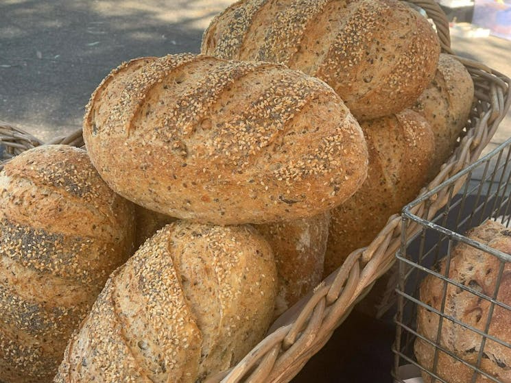 Traditional Sourdough Bread made freshly each market