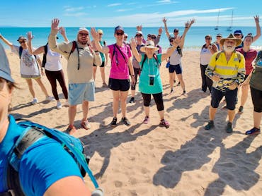 people on beach after walking people on beach after walking
