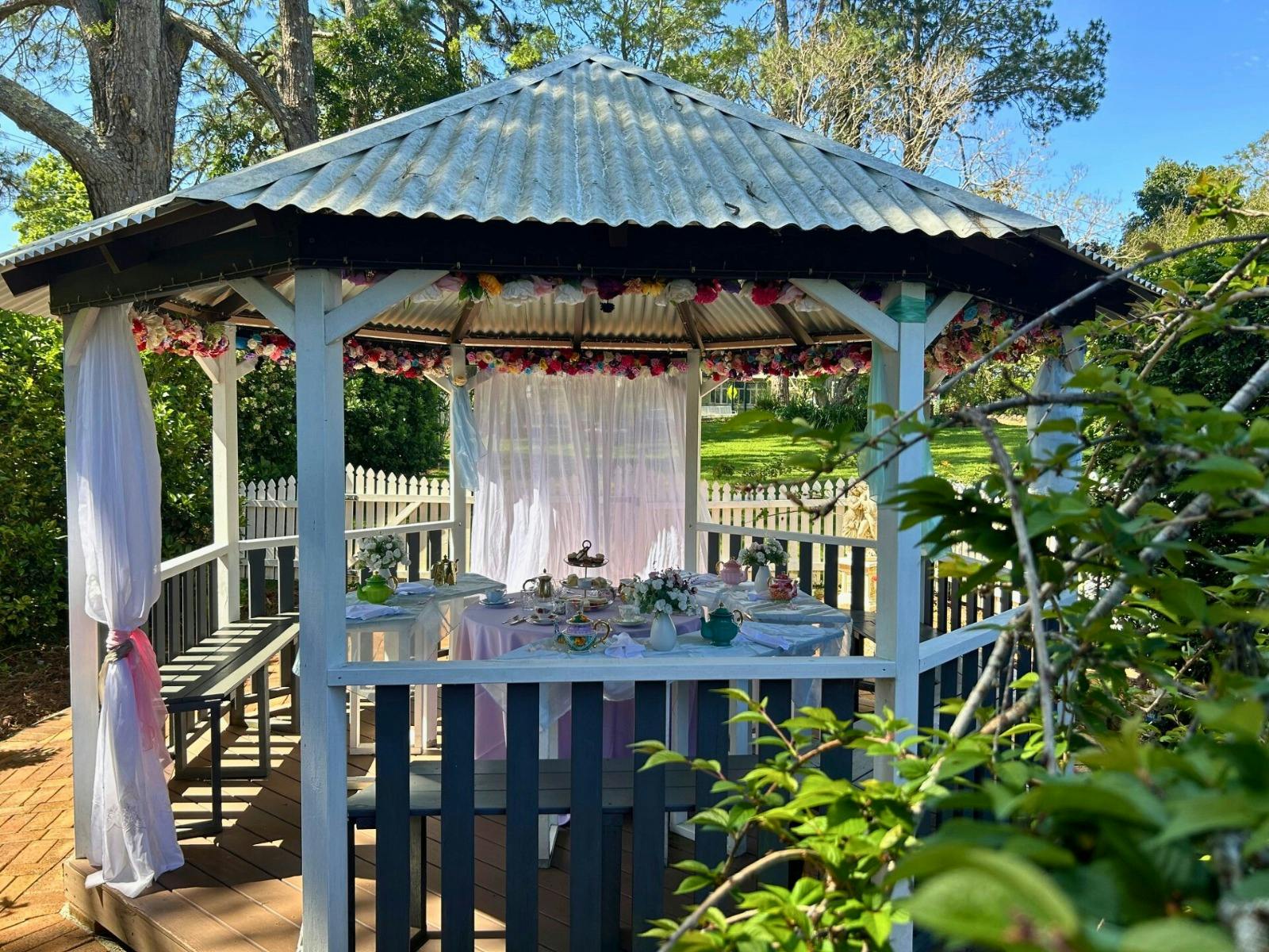 High Tea in the Gazebo