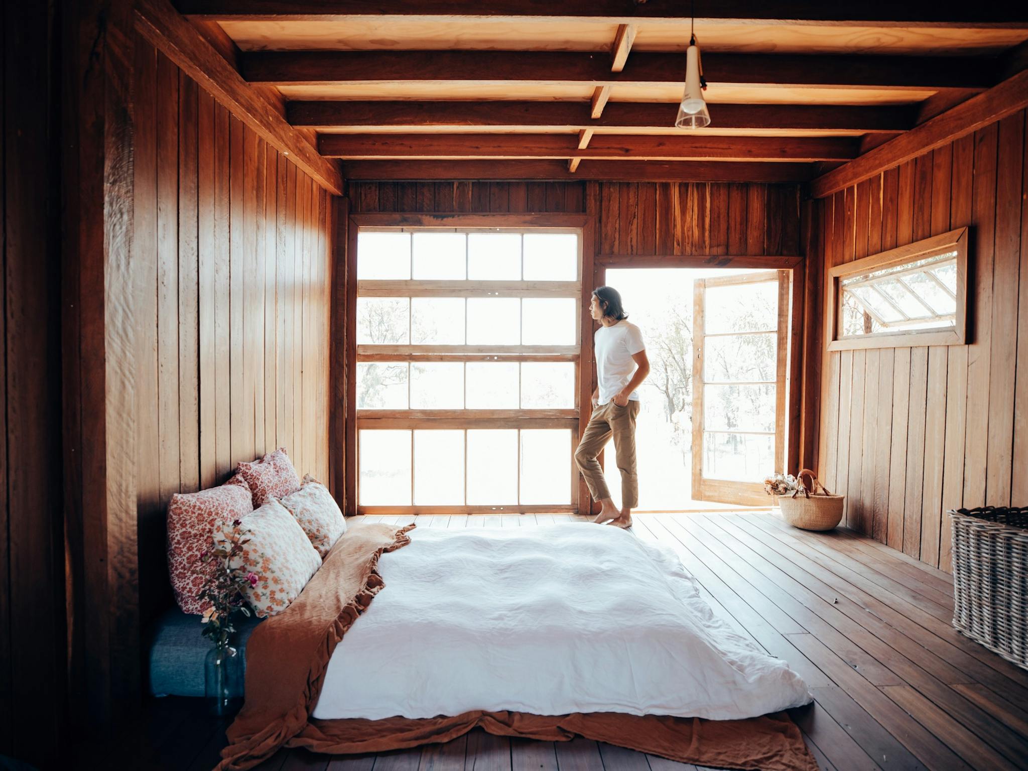 Warm and cozy timber hues Warm and cozy timber hues