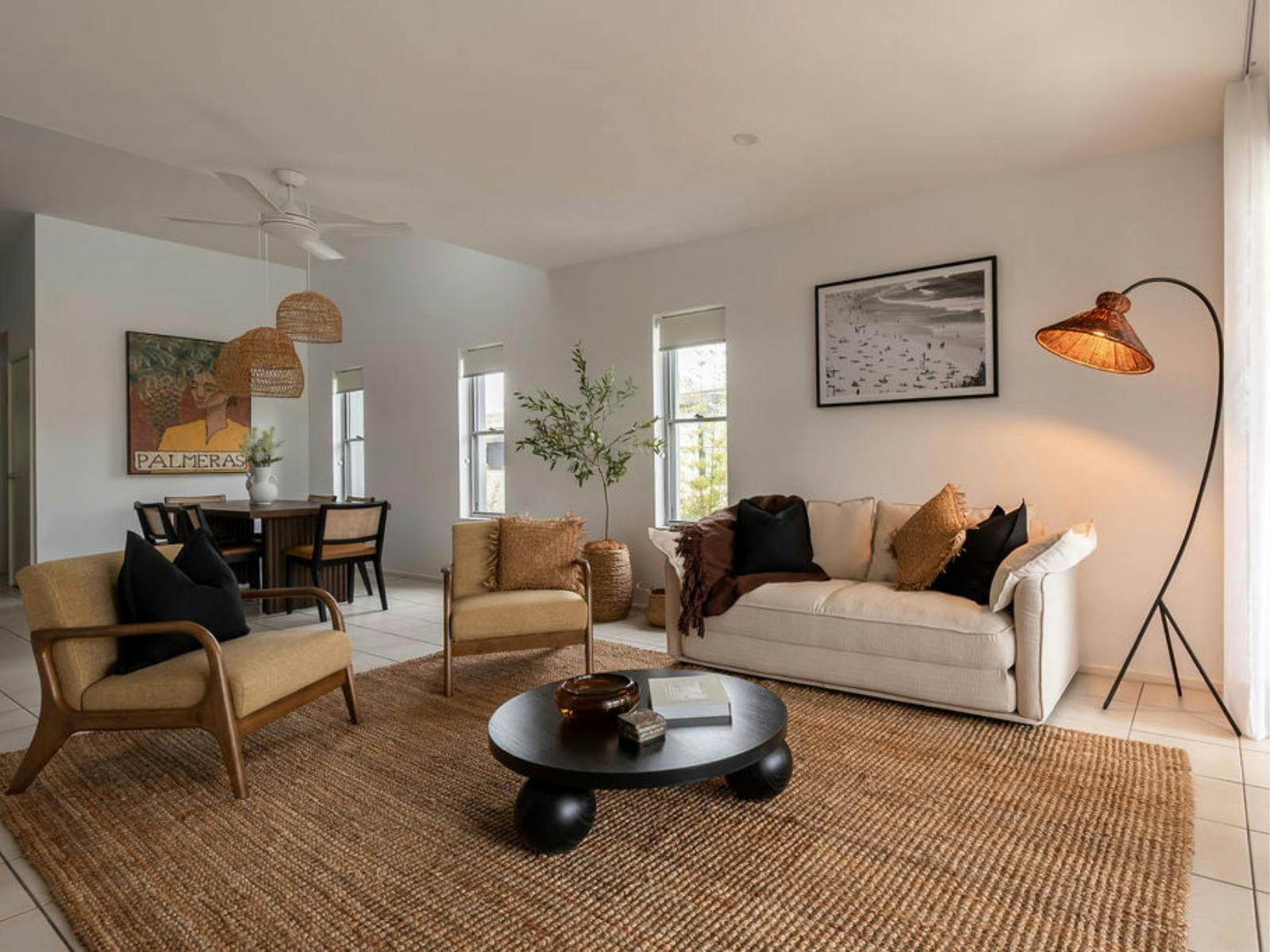 Two bedroom unit in Kingscliff - Lounge Two bedroom unit in Kingscliff - Lounge