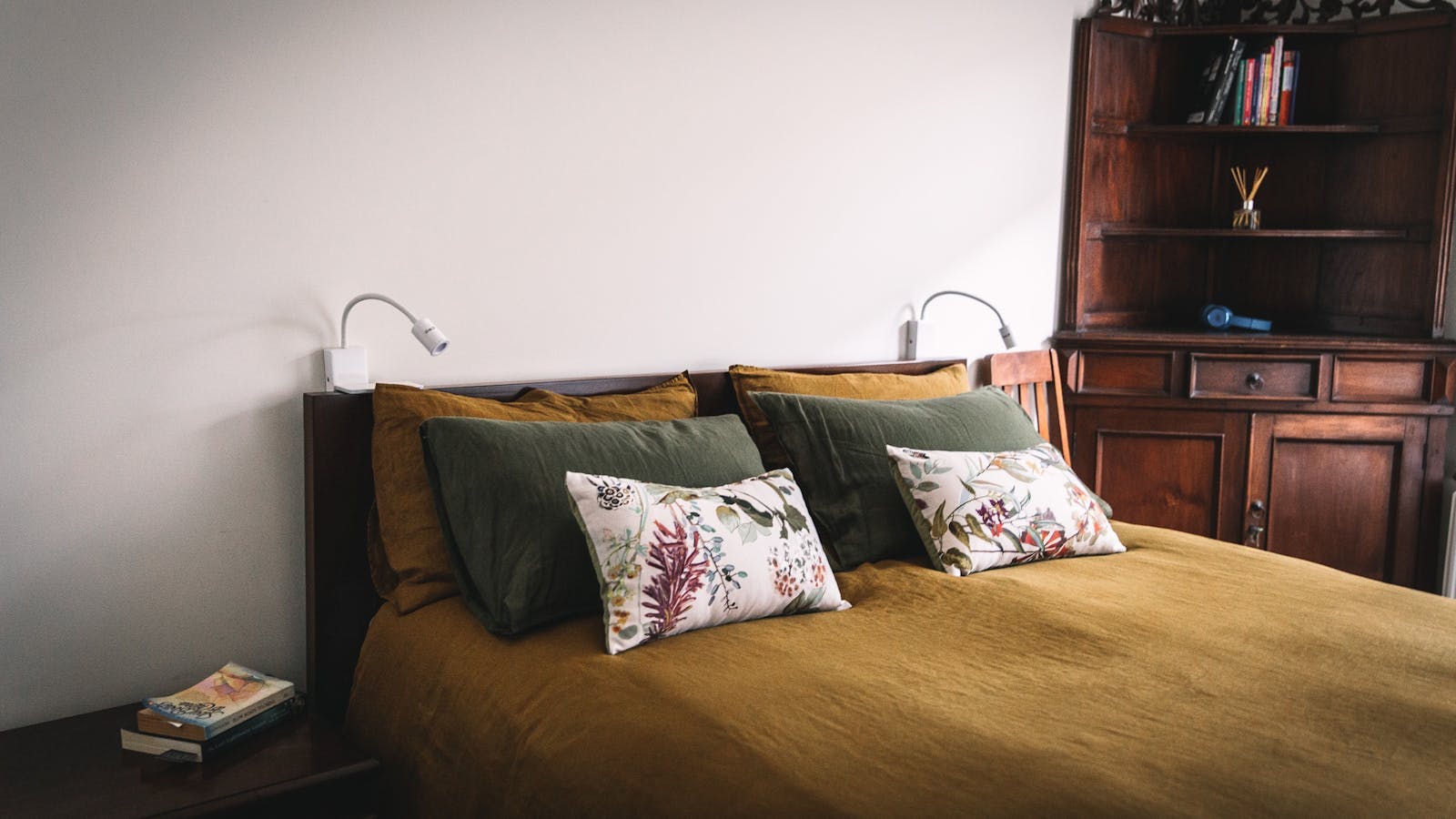 Hampden bedroom with king-size bed