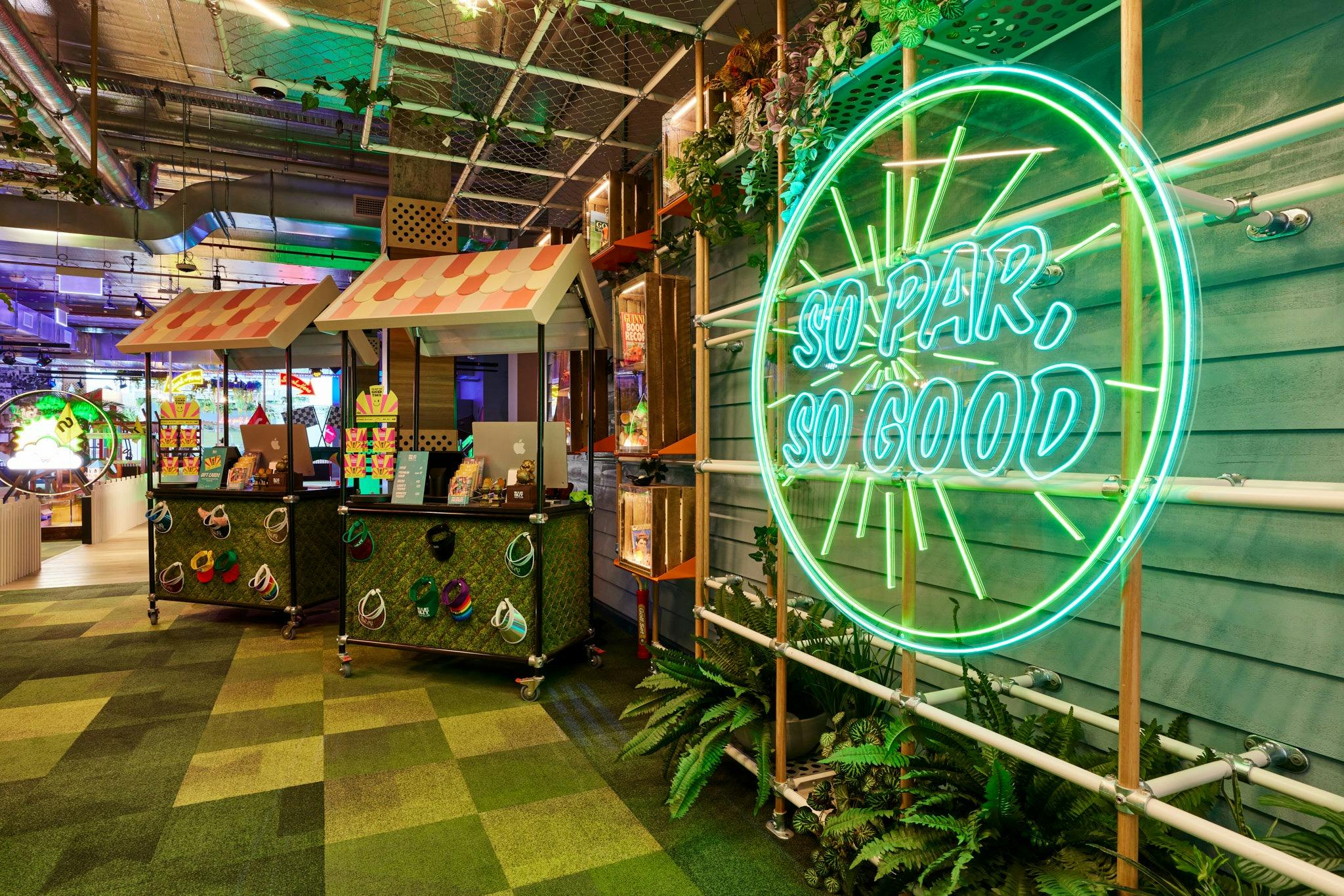 Holey Moley mini golf in Mt Gravatt Brisbane