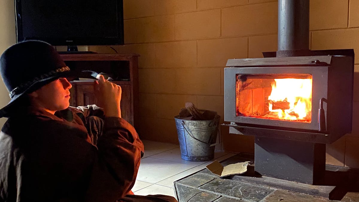 When work is done it's time to soak up the ambiance of the log fire