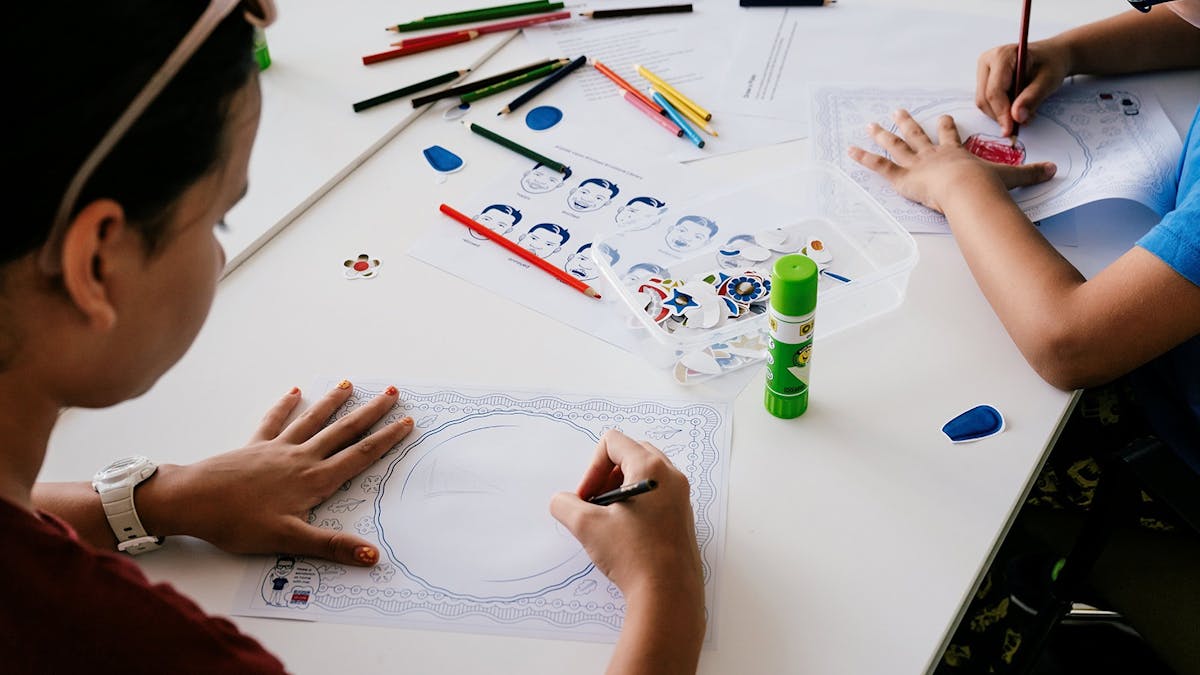 A Young Members activity trial at the Gallery of Modern Art 2025 QAGOMA Photo by J Ruckli