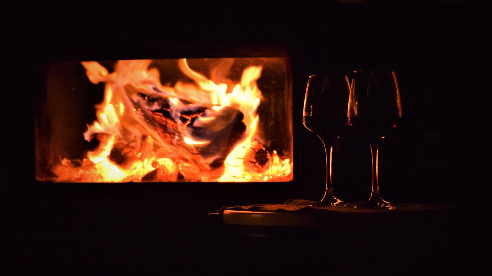 Wine by the fire