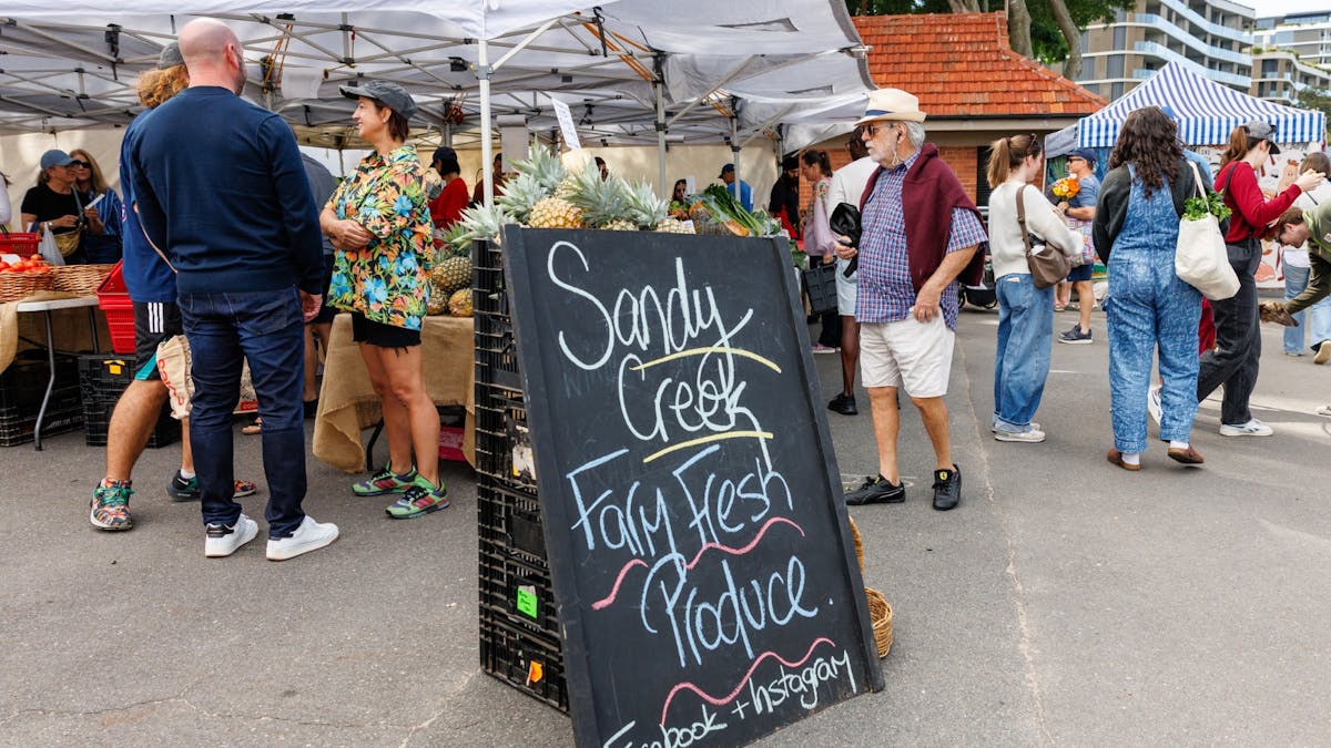 Spray Free produce from Sandy Creek, available at Jan Powers Farmers Markets