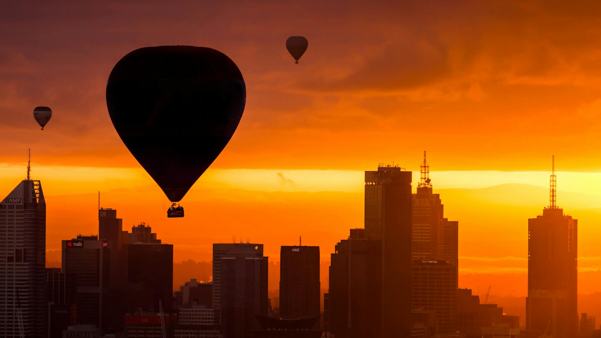 Melbourne hot air ballooning