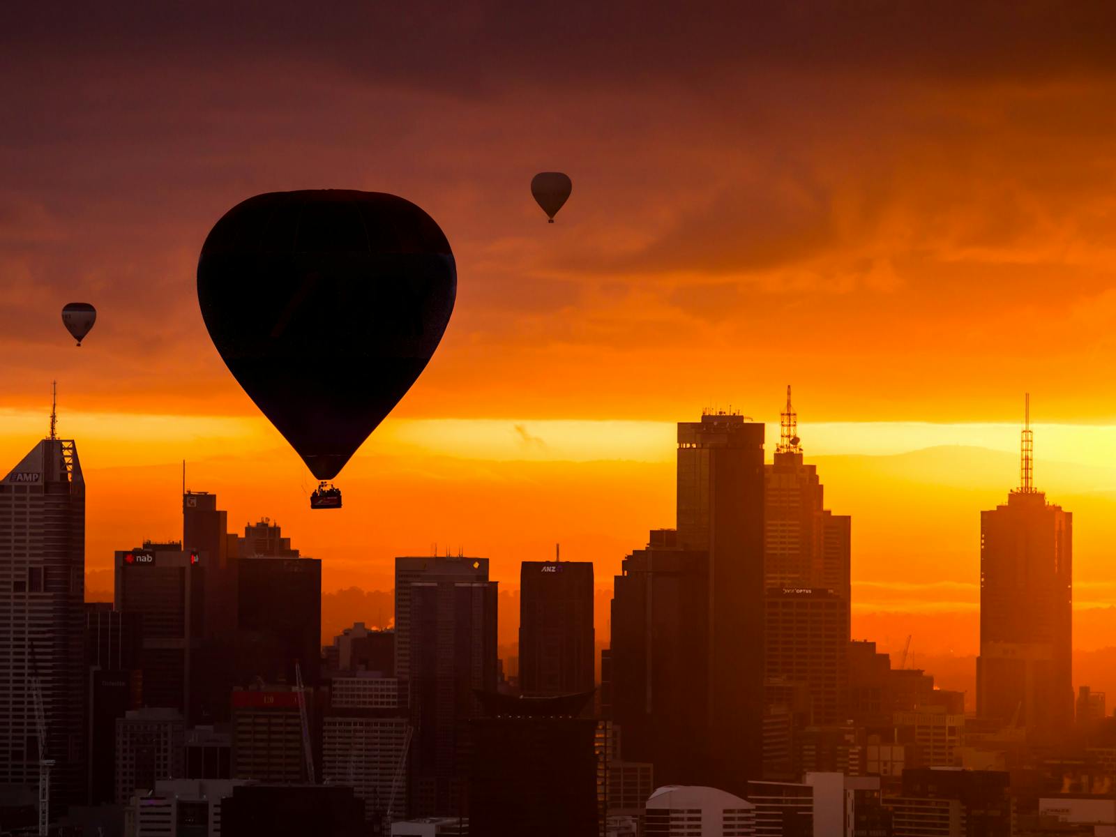 Melbourne hot air ballooning