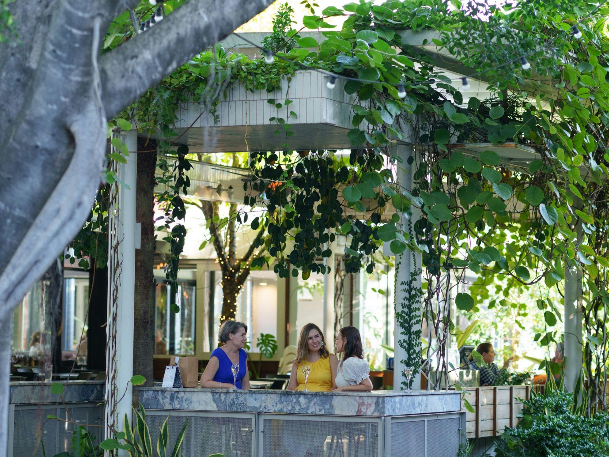 Lunch with wine at Harvey's Bistro on James Street