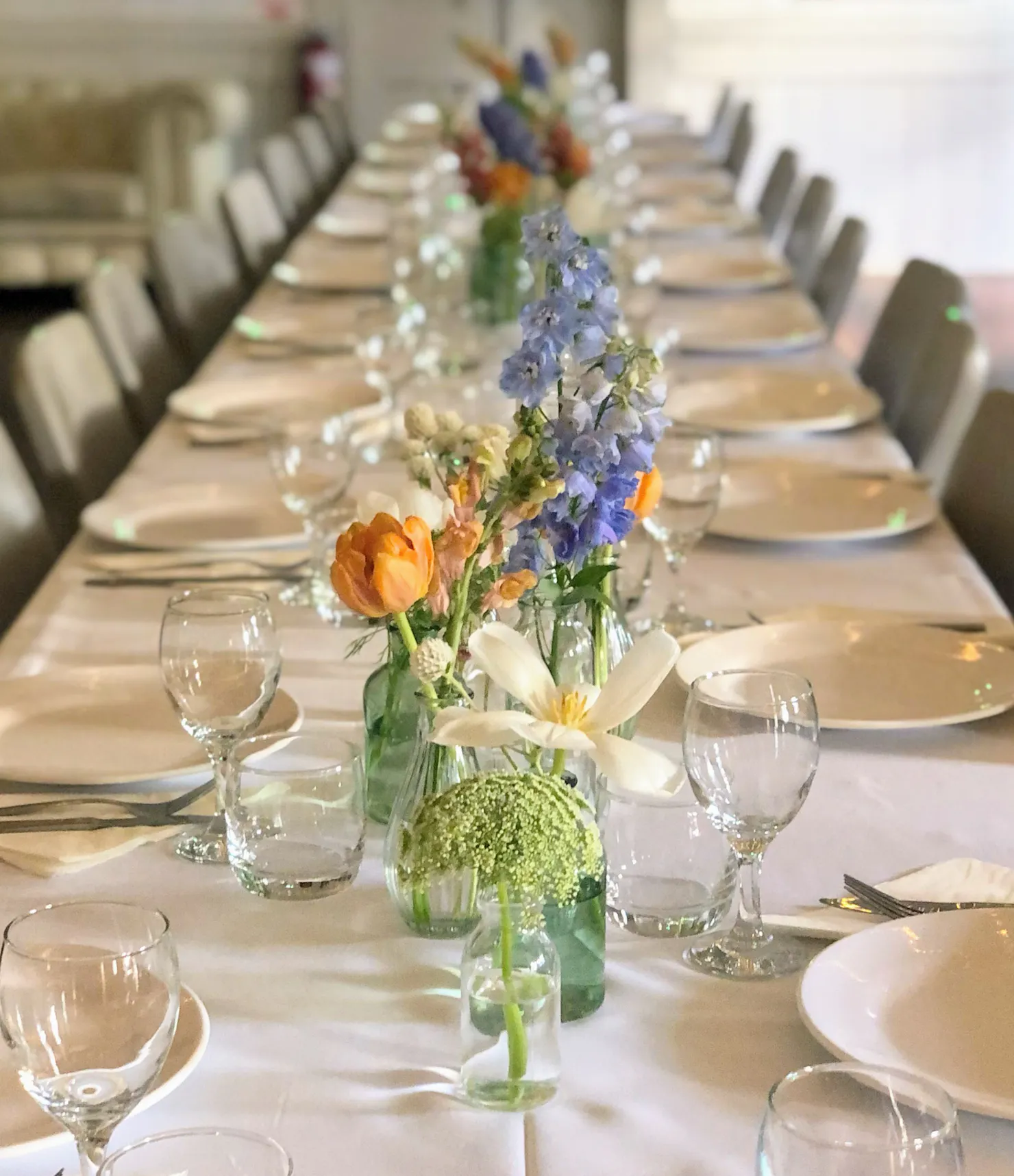 Table Setting for Sit Down Meal