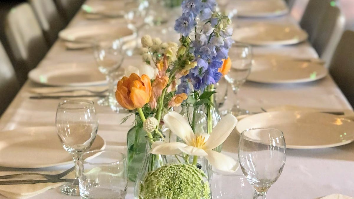 Table Setting for Sit Down Meal