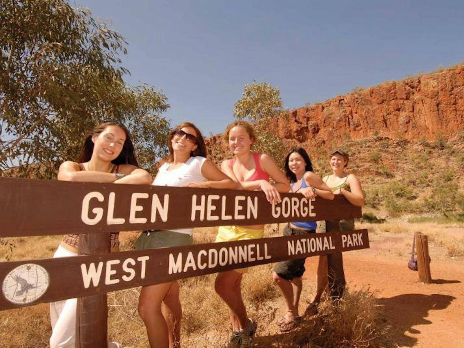 Western Macdonnell Ranges - Sign Group Shot