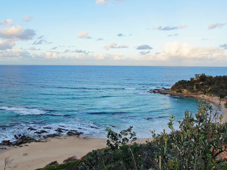 View over Shelly Beach Nambucca Heads