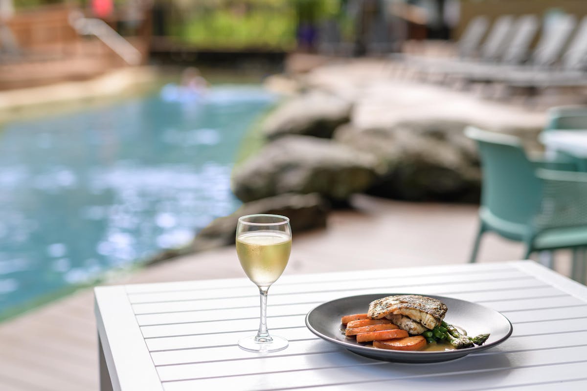 Poolside Dining