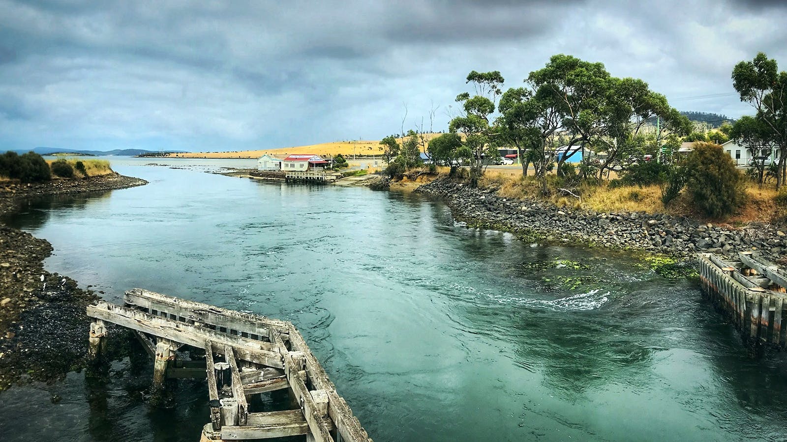 View From the Dunalley Swing Bridge