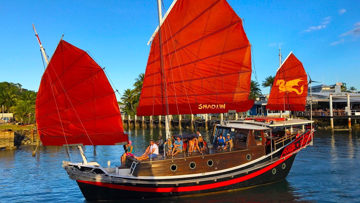 Shaolin Chinese Junk Boat Port Douglas Sailing tours