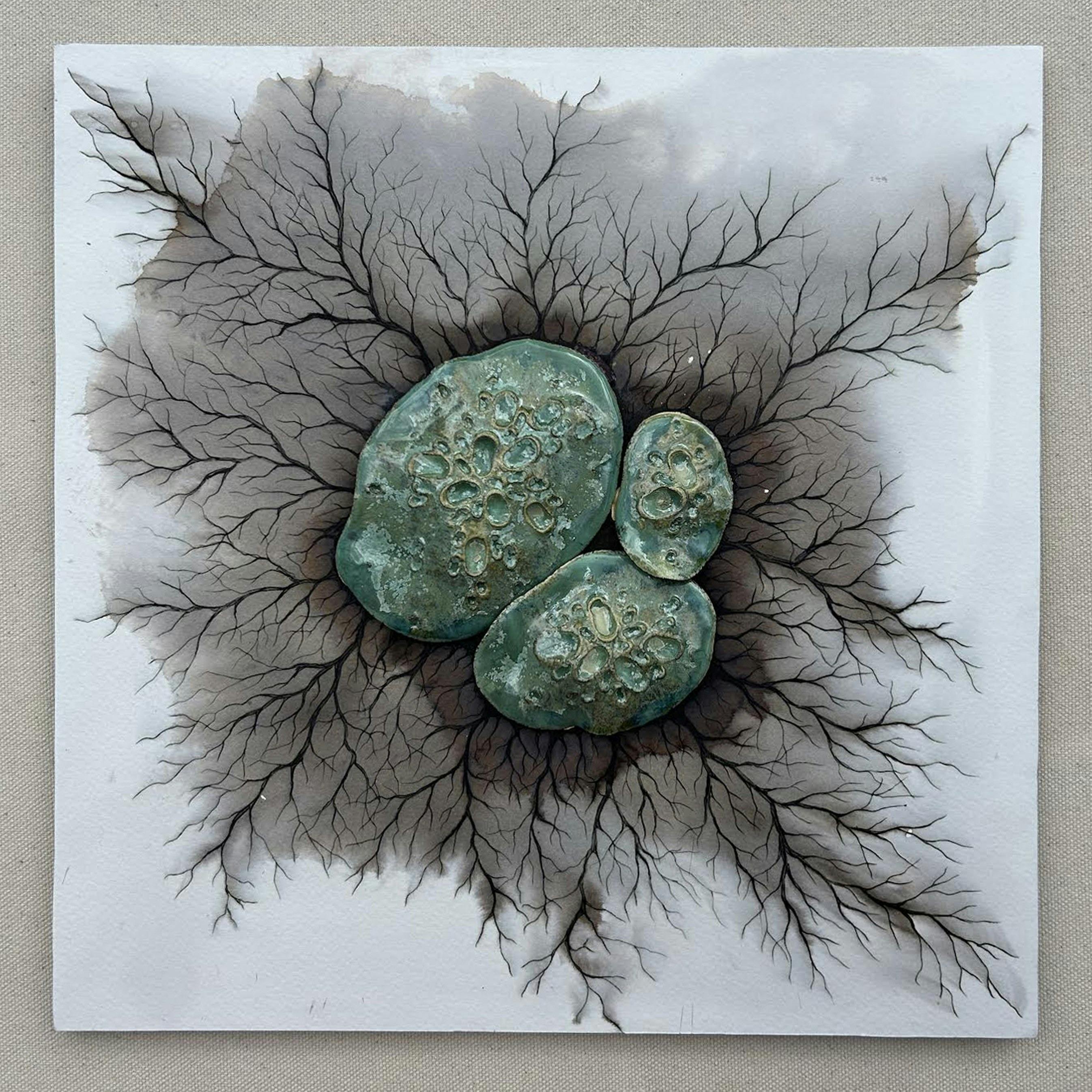 Sculpture of fungi by Tika Robinson