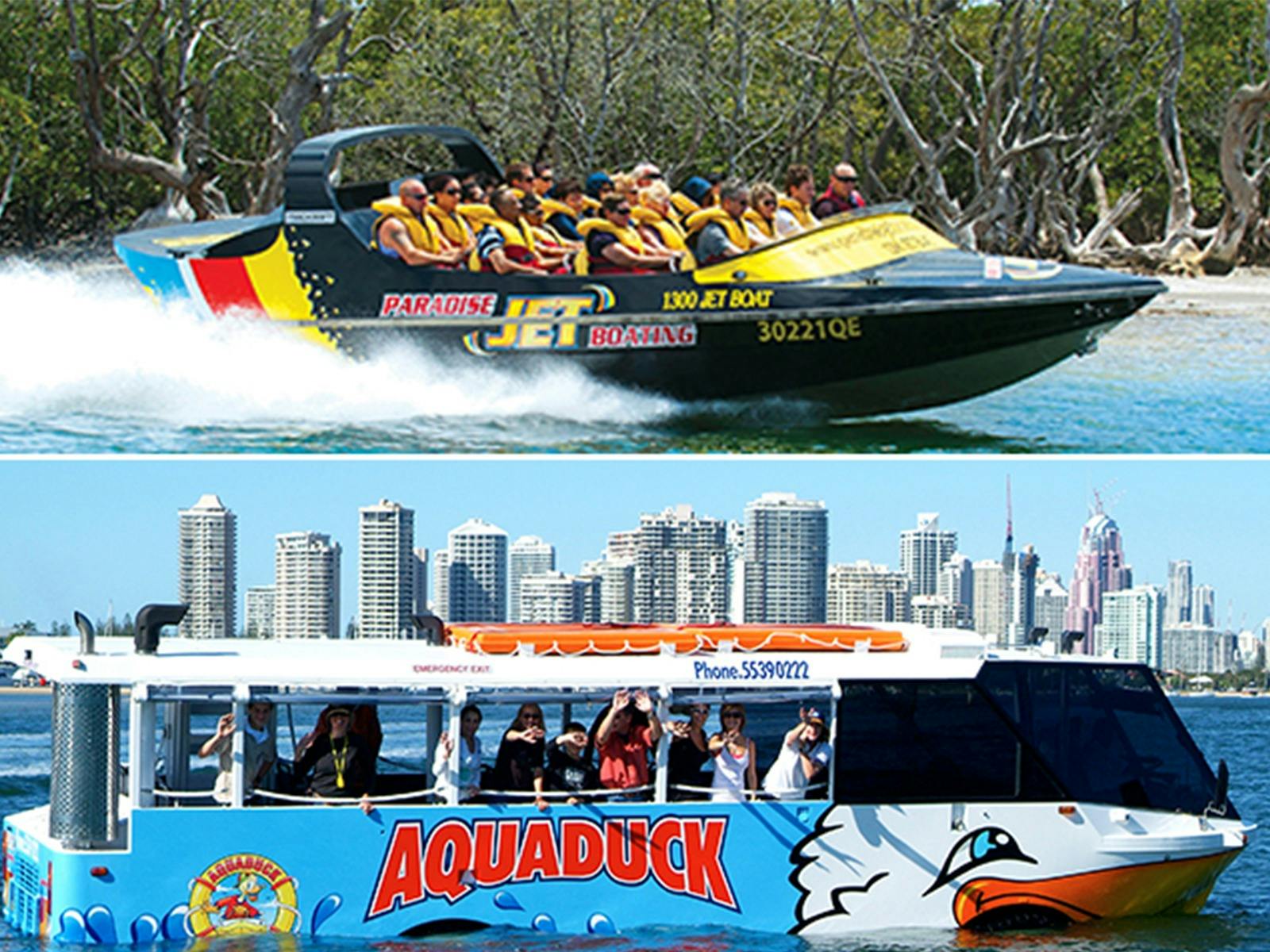 Jetboat and Aquaduck Combo Jetboat and Aquaduck Combo