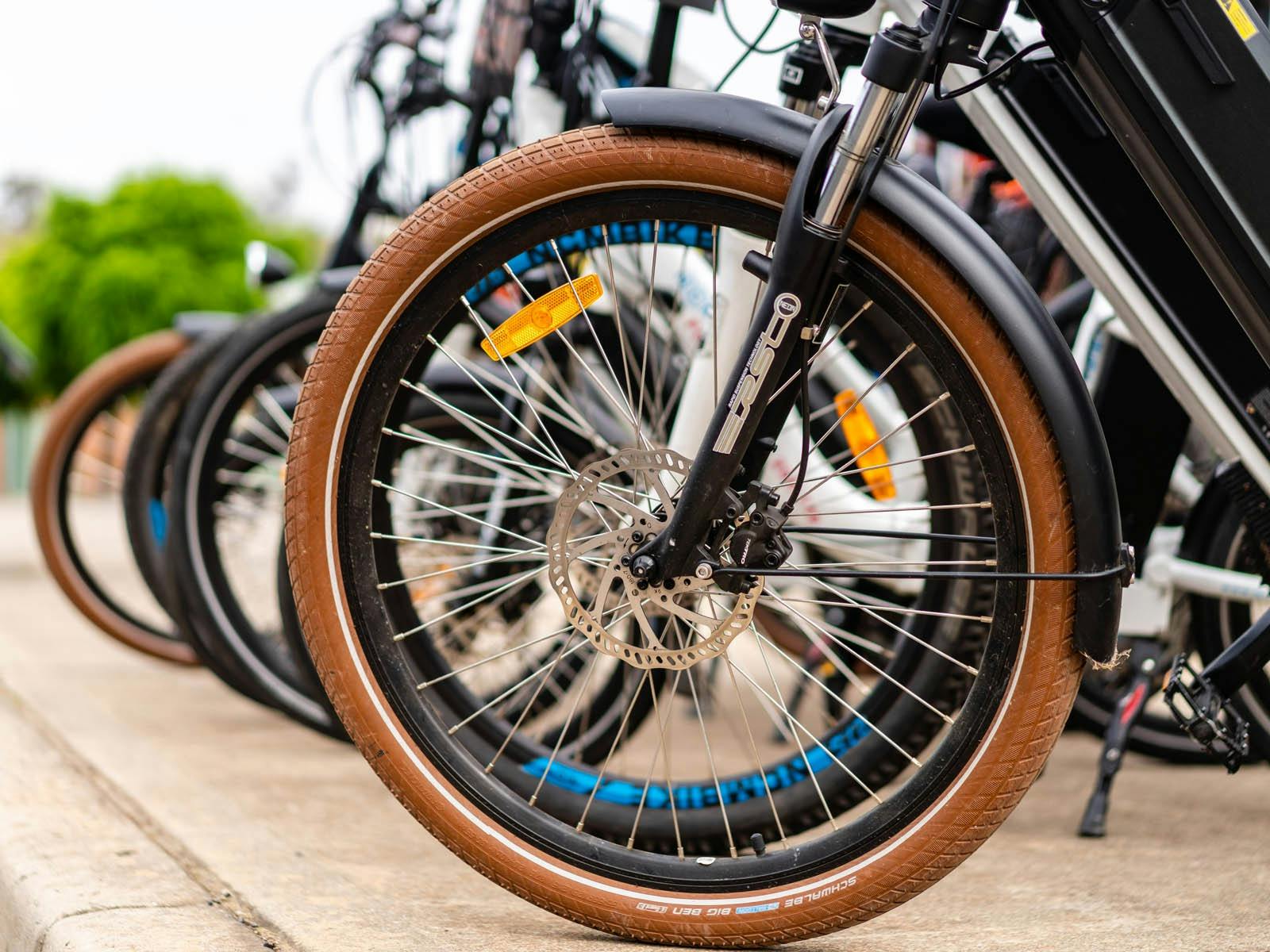 E-Bikes ready to roll