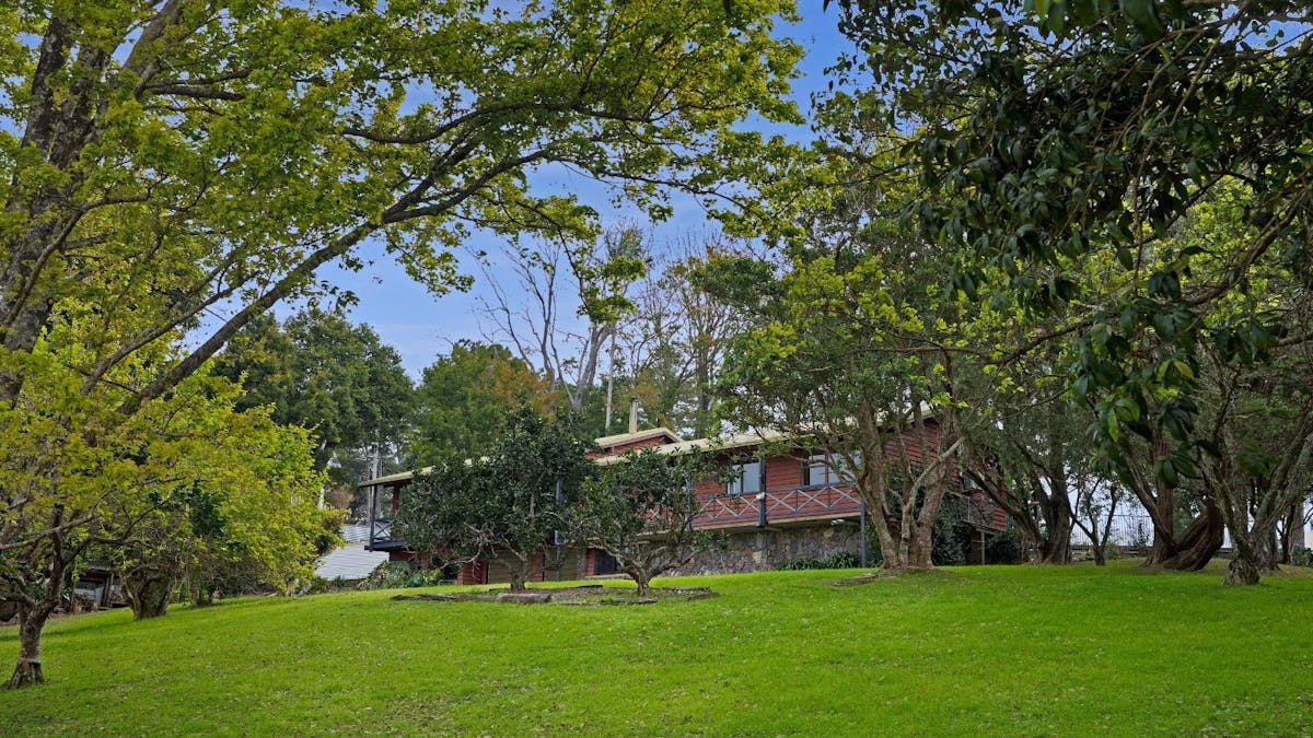 House view from the gardens