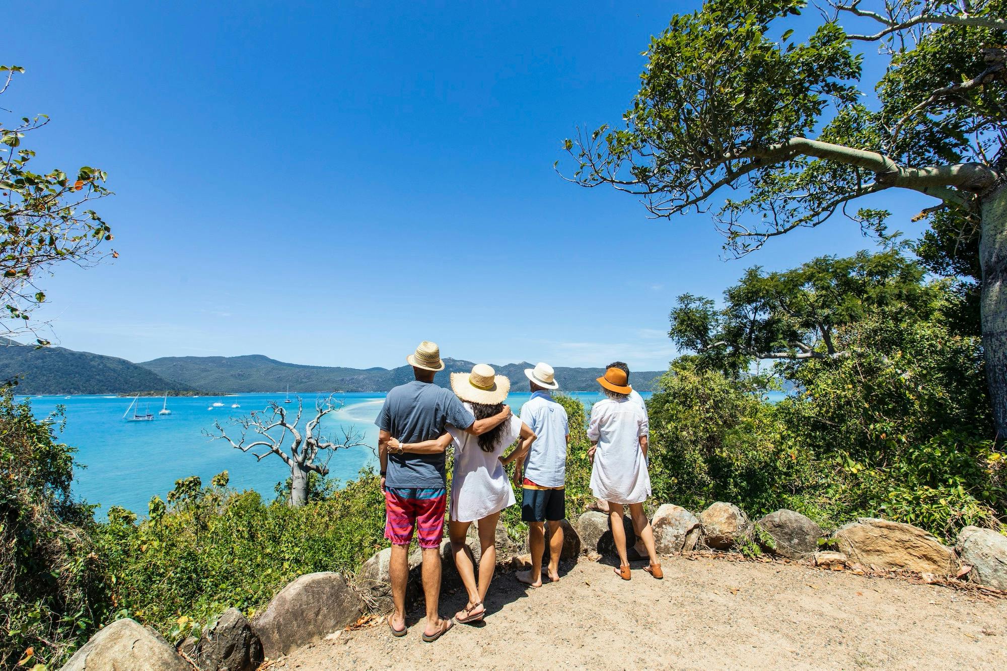 Langford Island lookout with Lady Enid Whitsundays