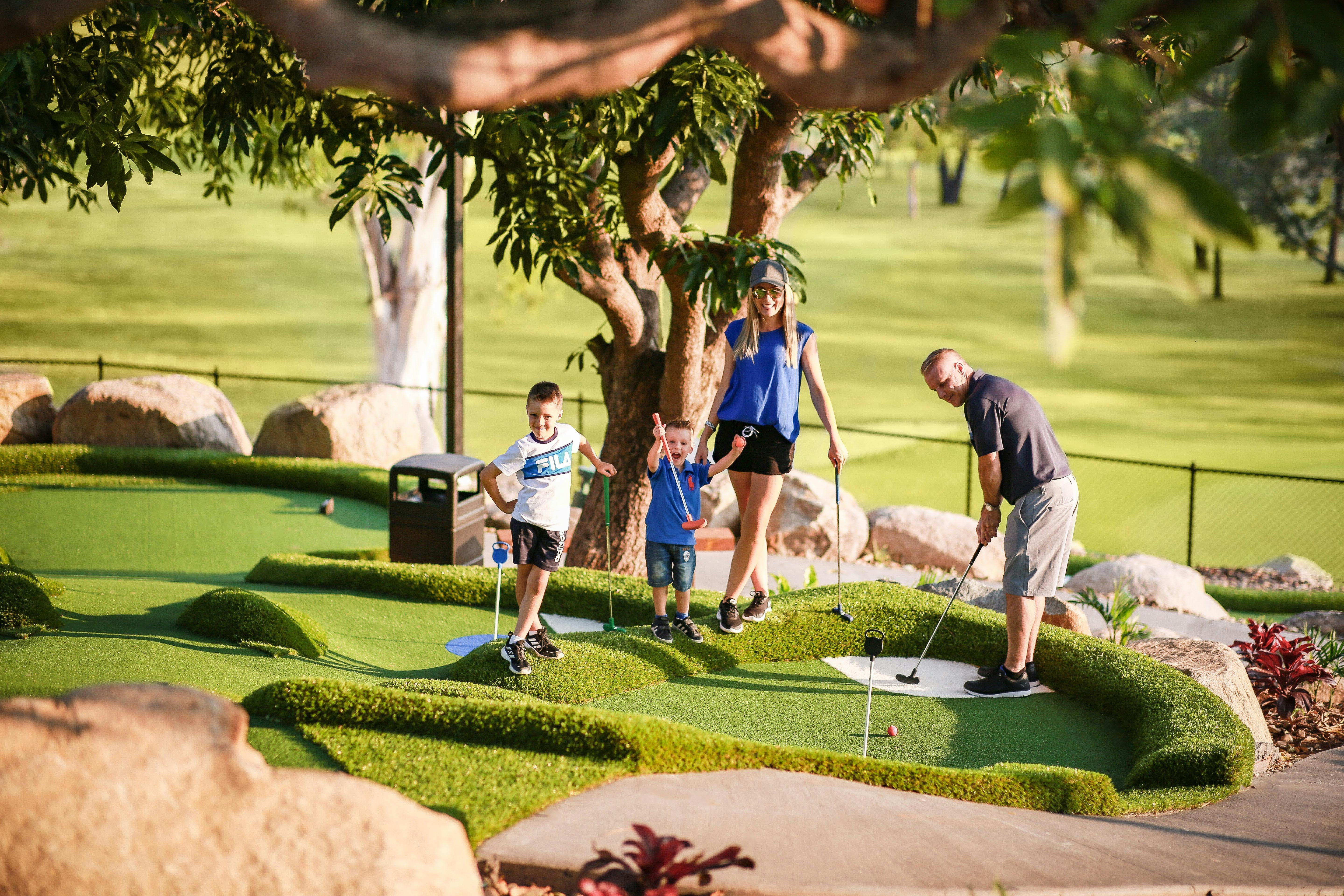 Family Fun at St Lucia Mini Golf
