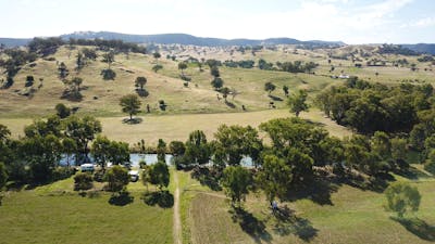 Drone pic of the camp ground