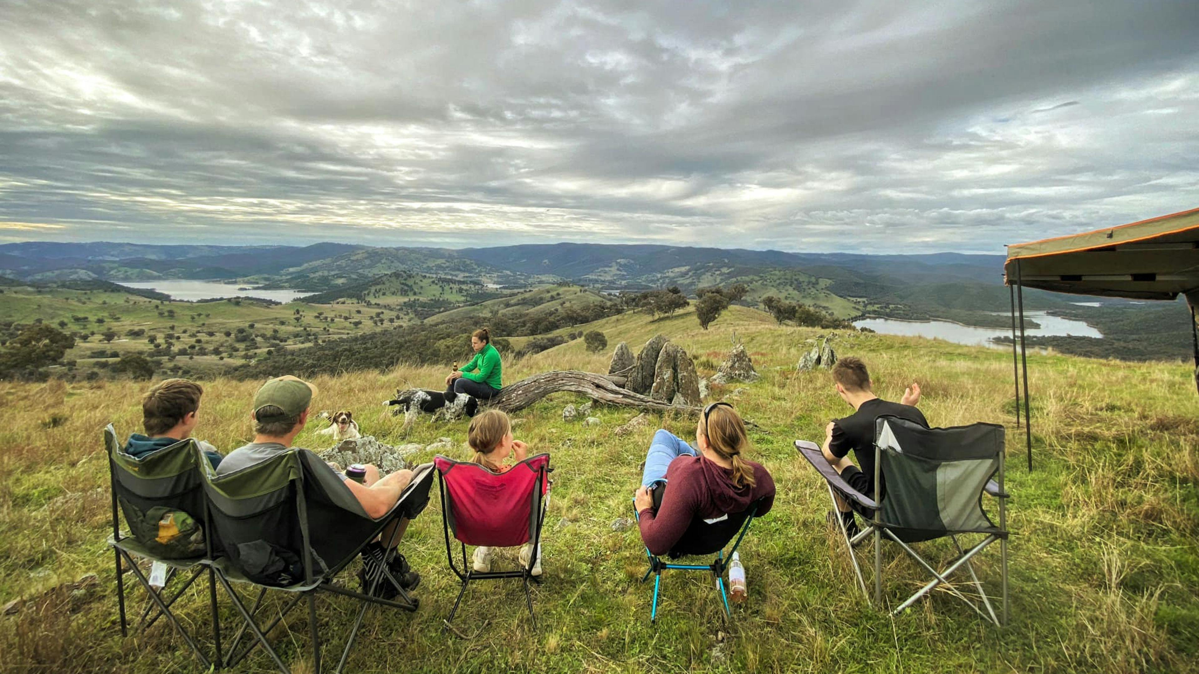 Nibbles at the top with a view