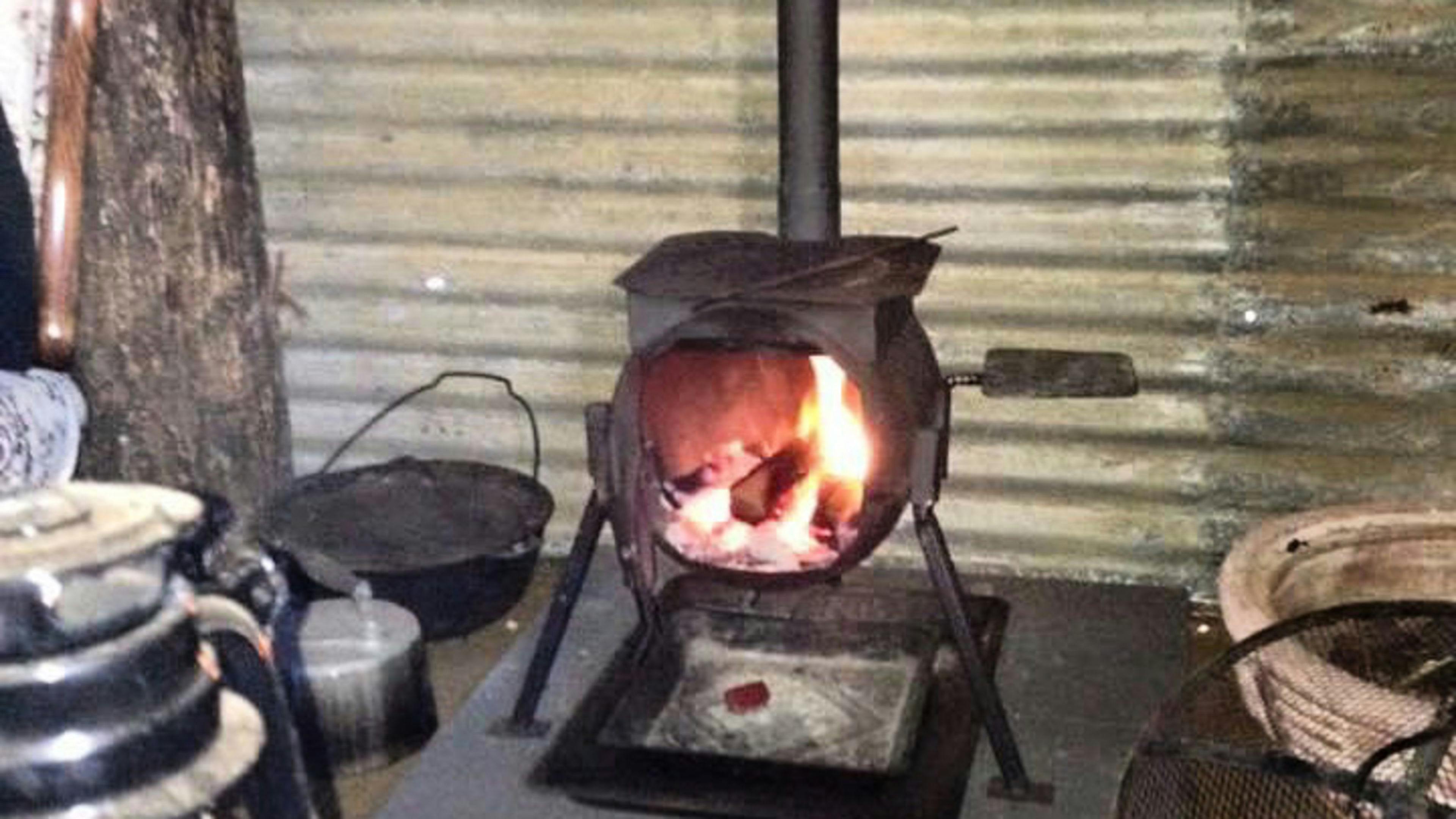 Cosy up next to the pot belly stove or if you prefer there is an outdoor fire pit for you to cook under the stars