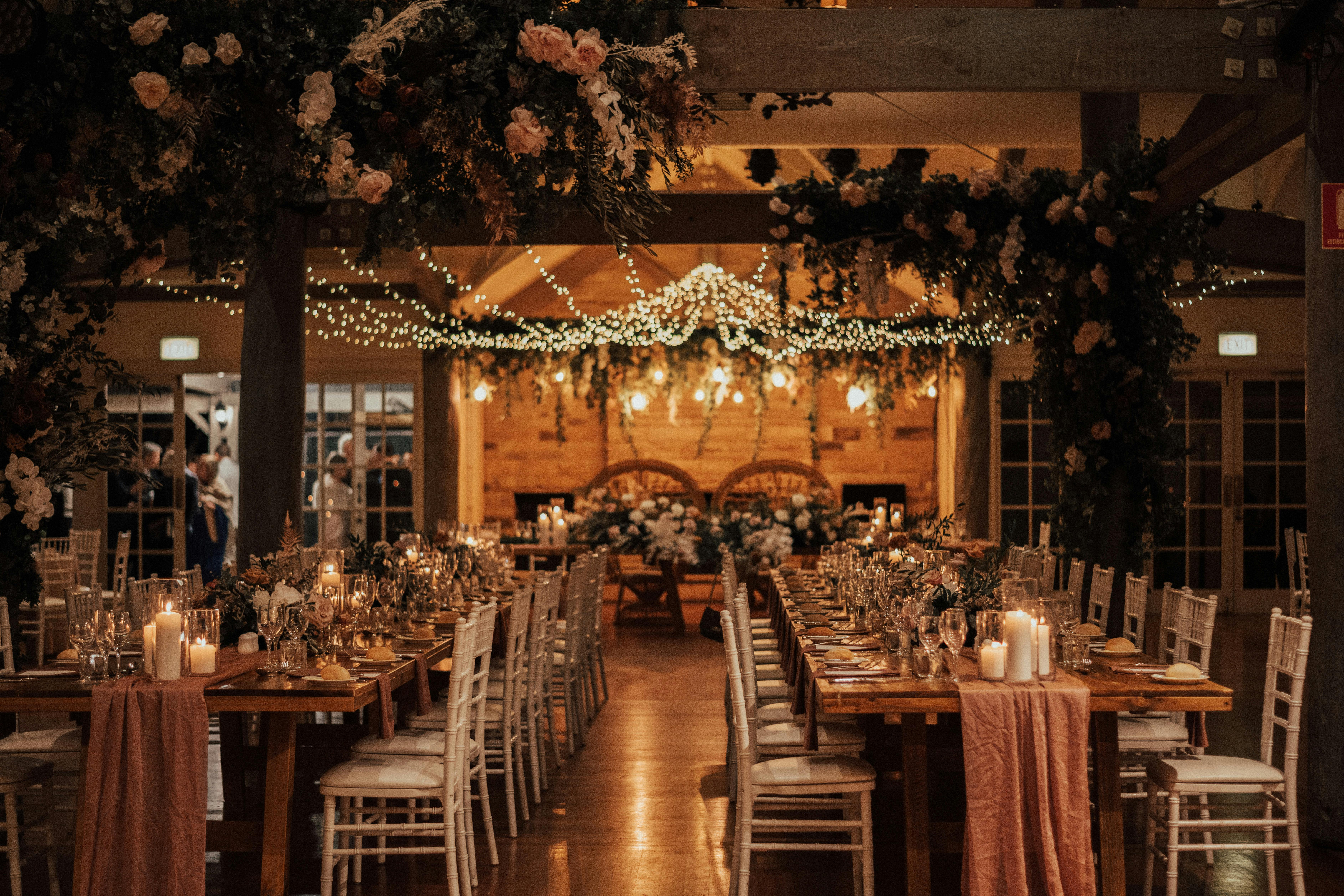 Romantic Wedding Room Styling at The Grange, InterContinental Sanctuary Cove
