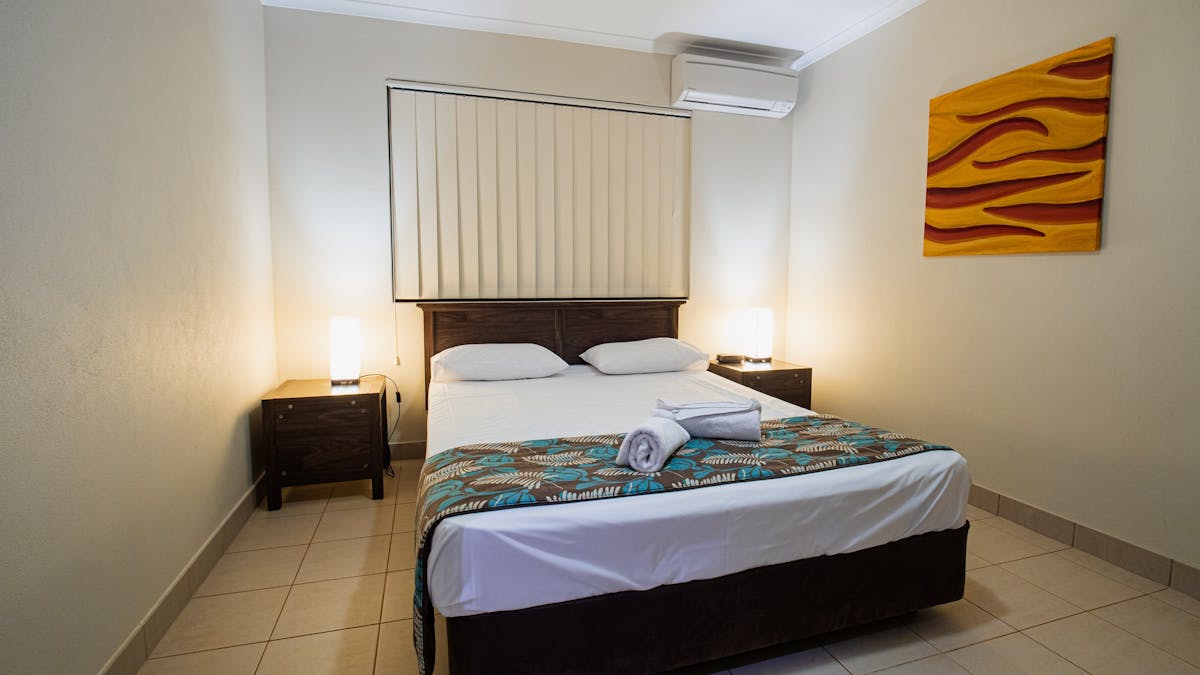 Main bedroom in family apartment