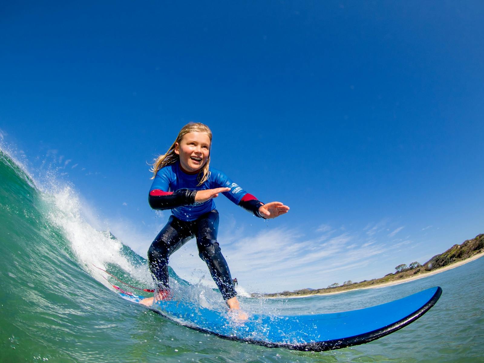 Kids Surfing