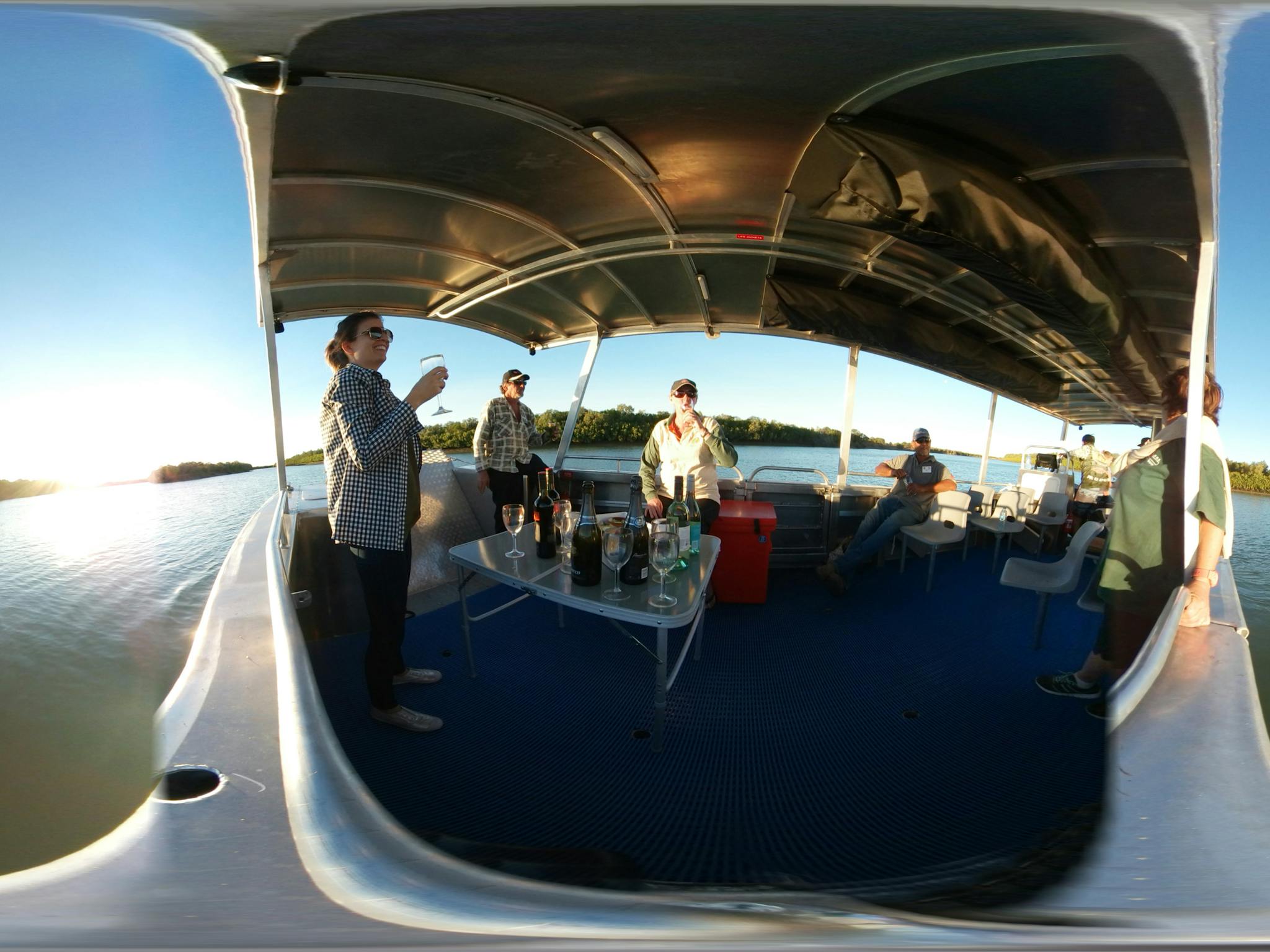 Winding down with Wine on the water Winding down with Wine on the water