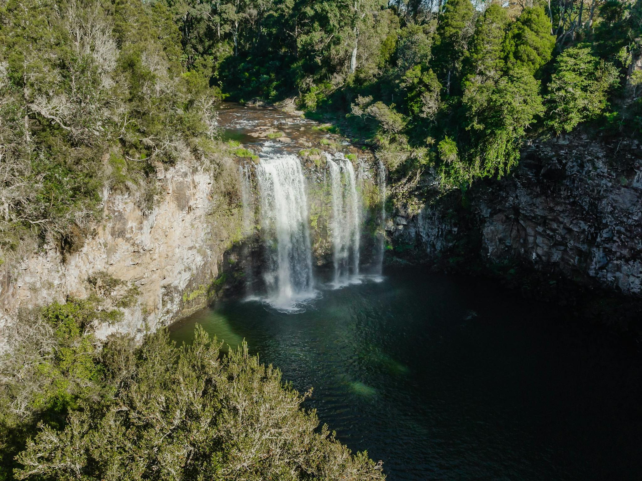 Aerial View of Dangar Falls