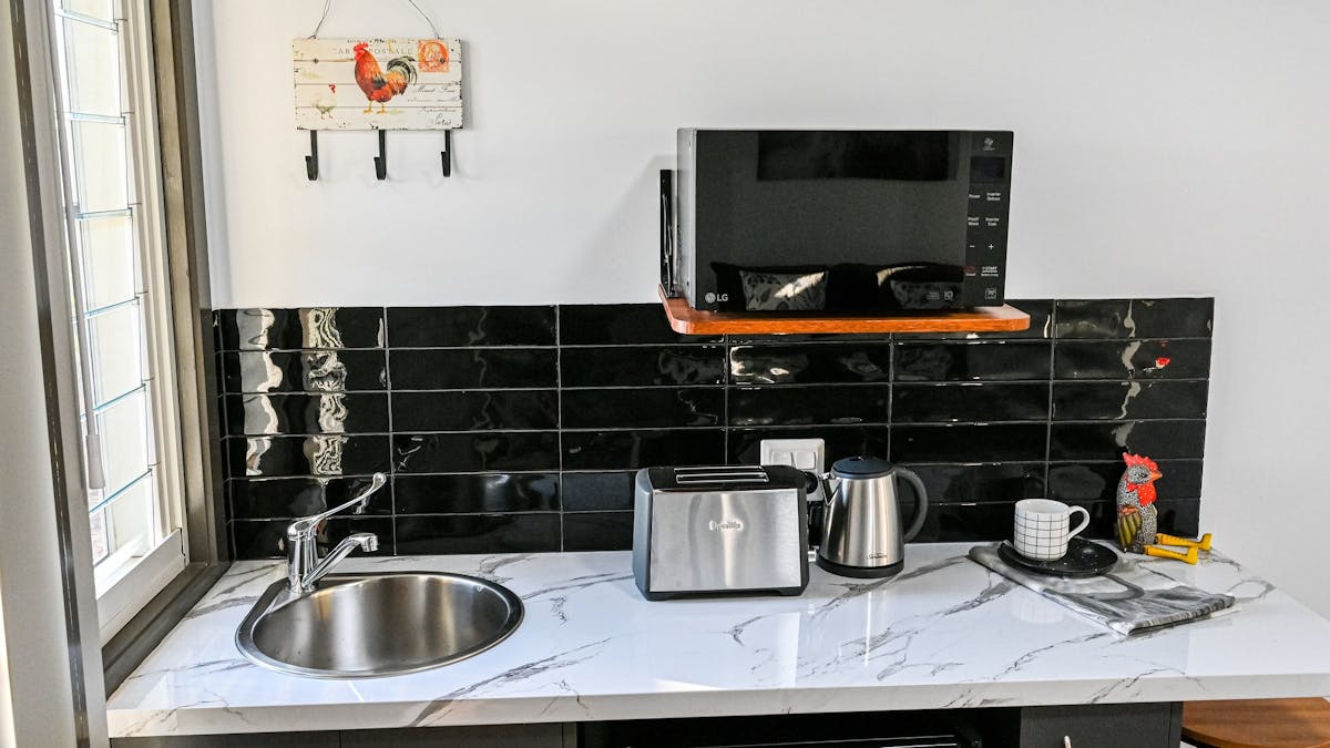 Cabin Kitchenette at Kiambram Country Cottages