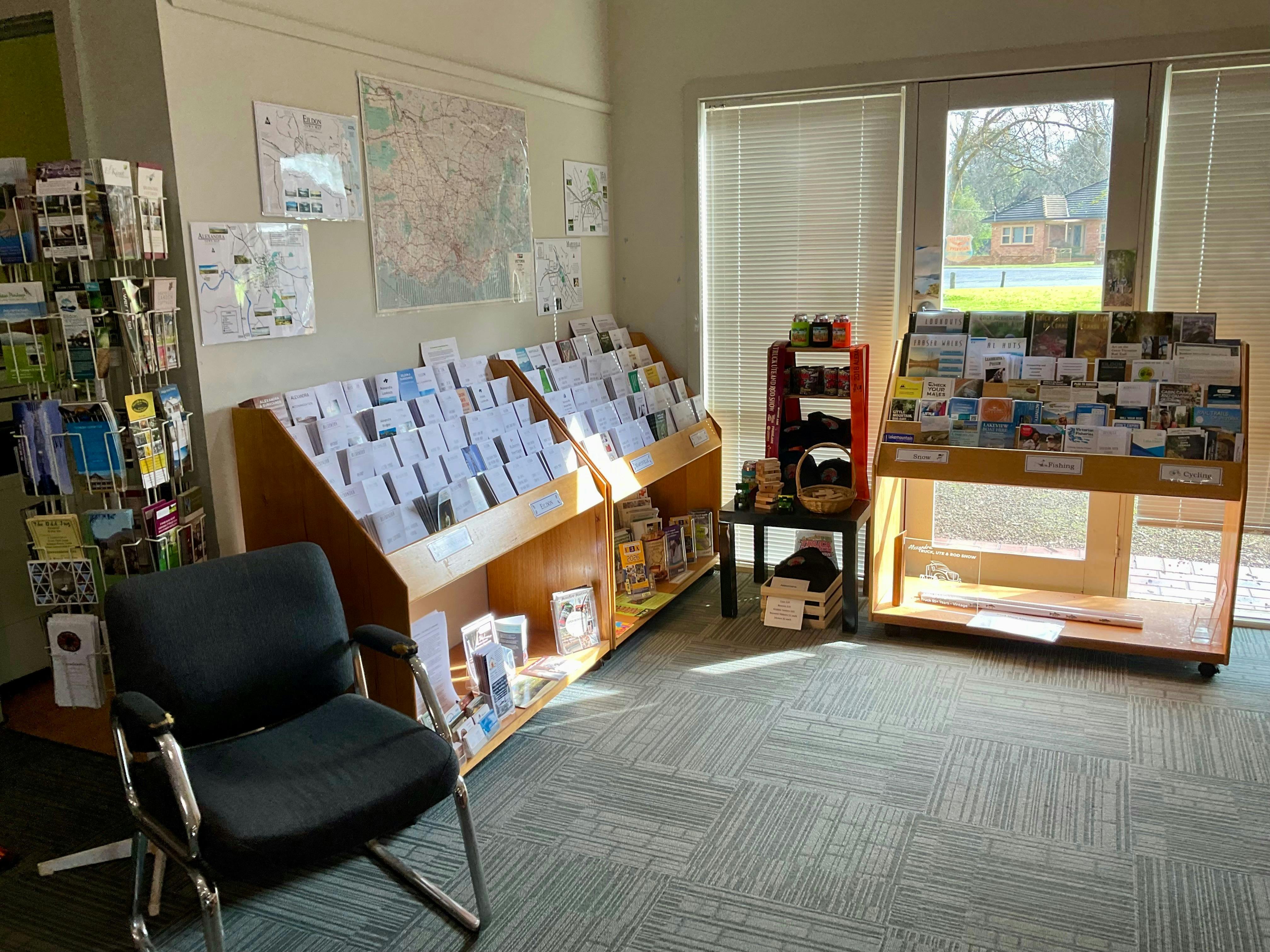 Alexandra Information Centre brochure range