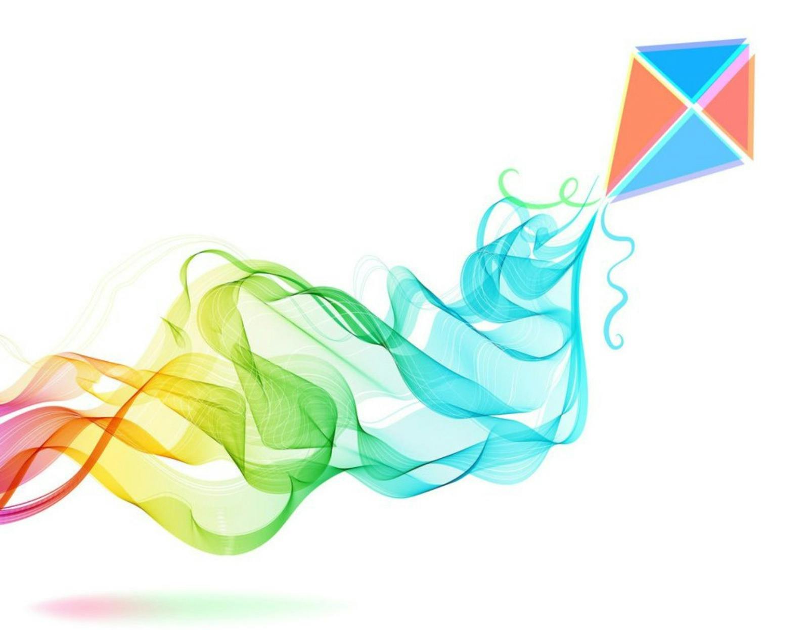 A drawing of a kite