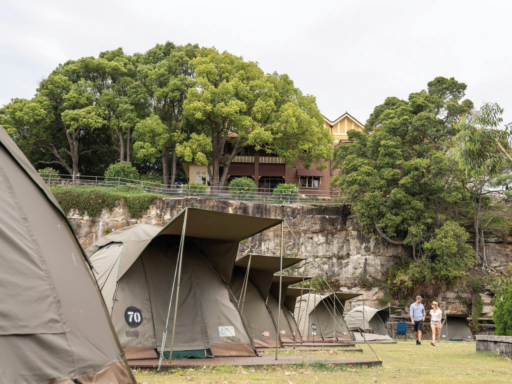 コカトゥー島キャンプ場