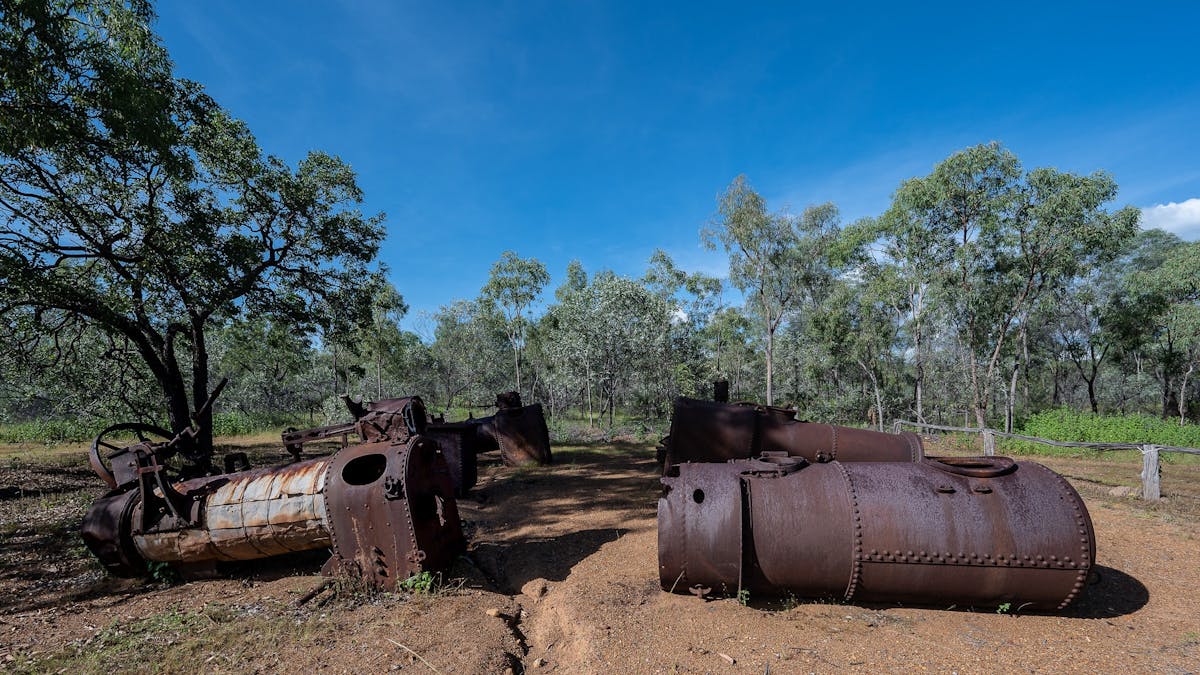 Iguana Mining Consols Museum, outdoor museum, artefacts, mining history, visit croydon qld
