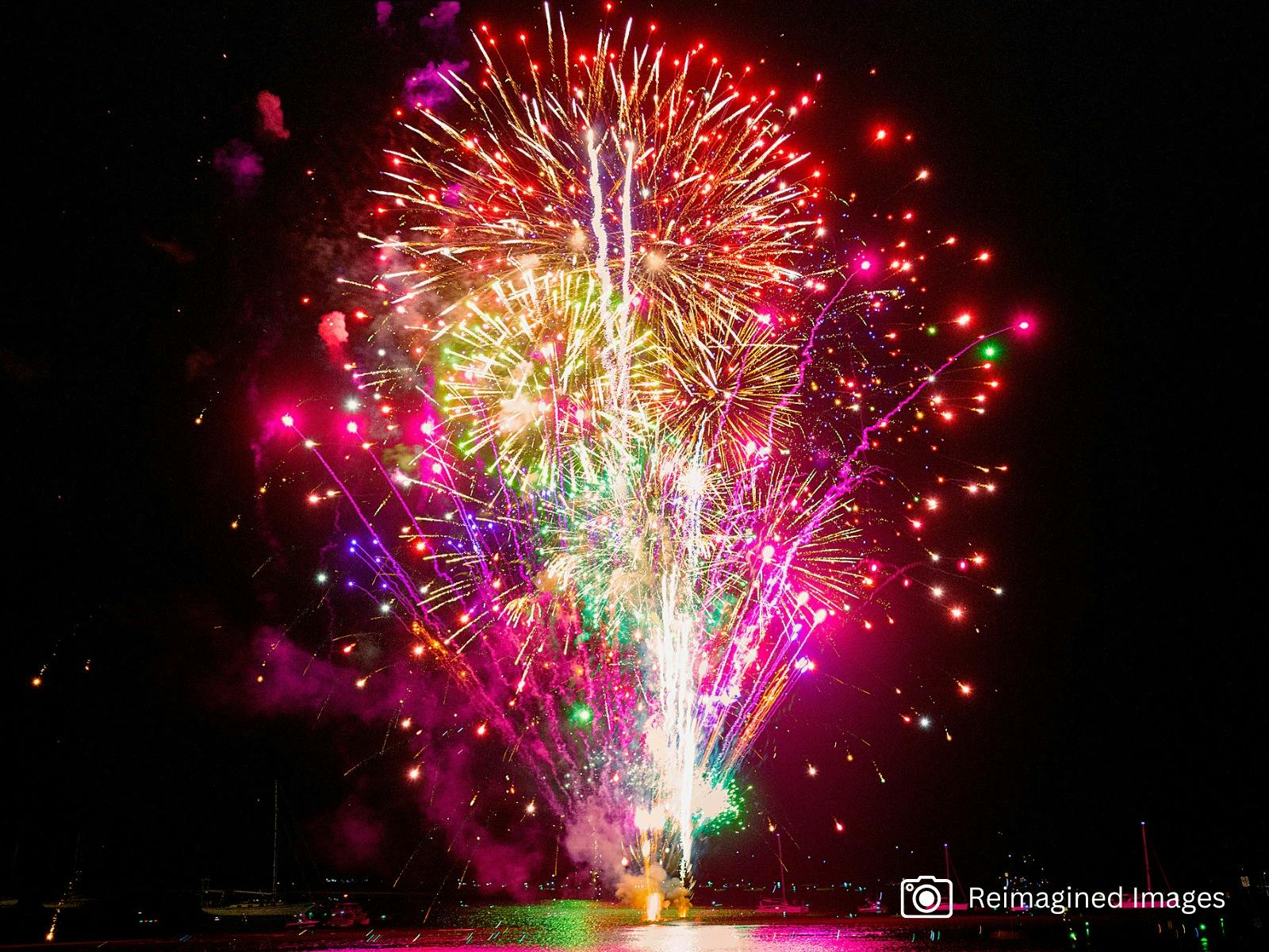 NYE Fireworks on the Hastings