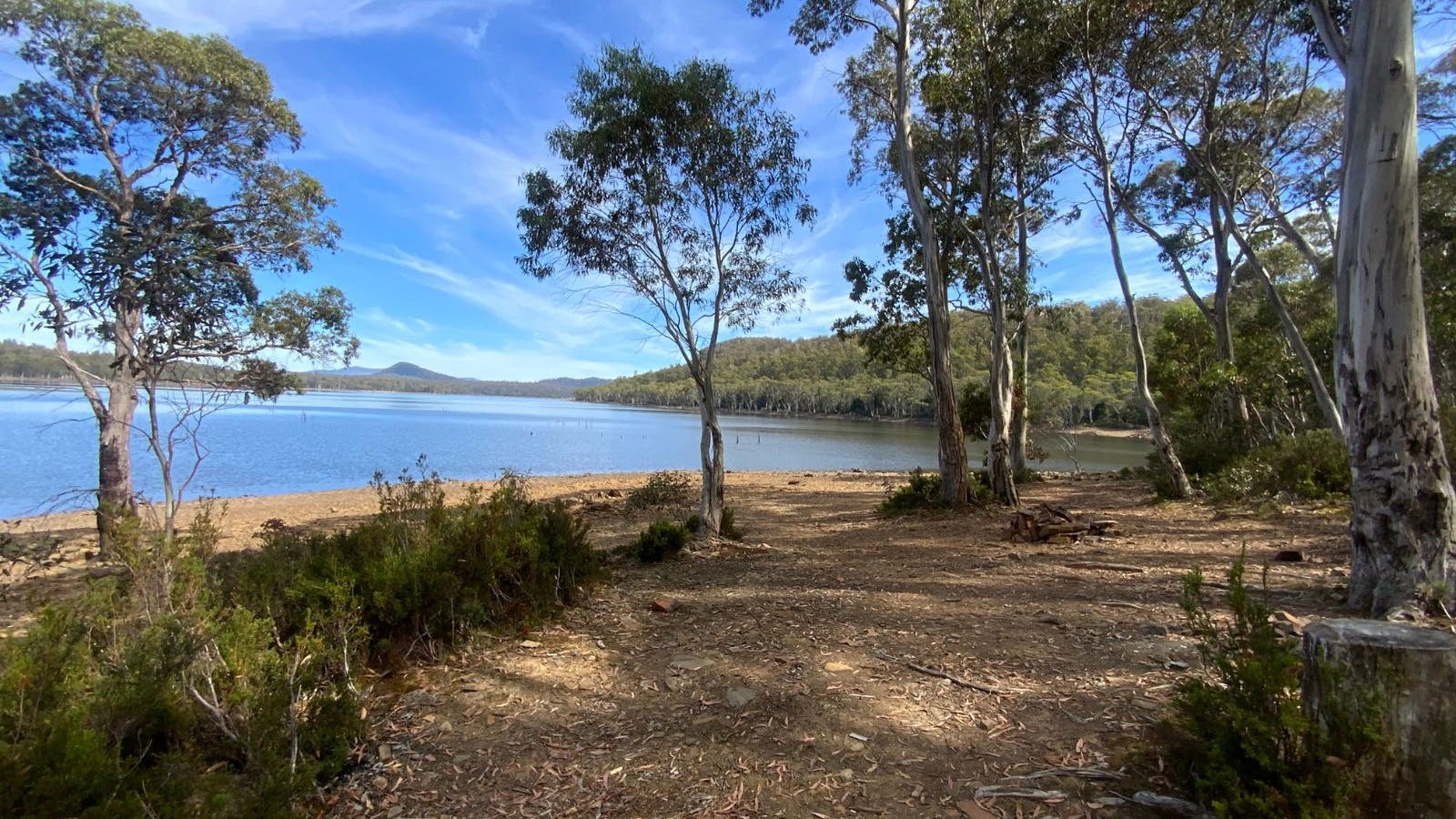 Campsite at Laughing Jack Lagoon