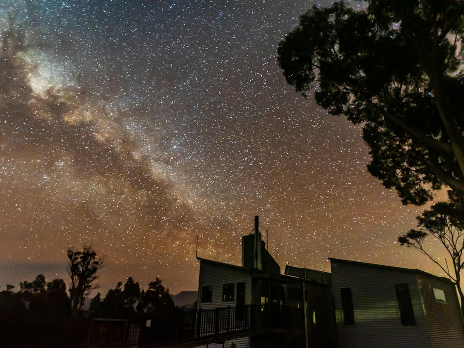 Starscape at Buttongrass Retreat, Far South Tasmania