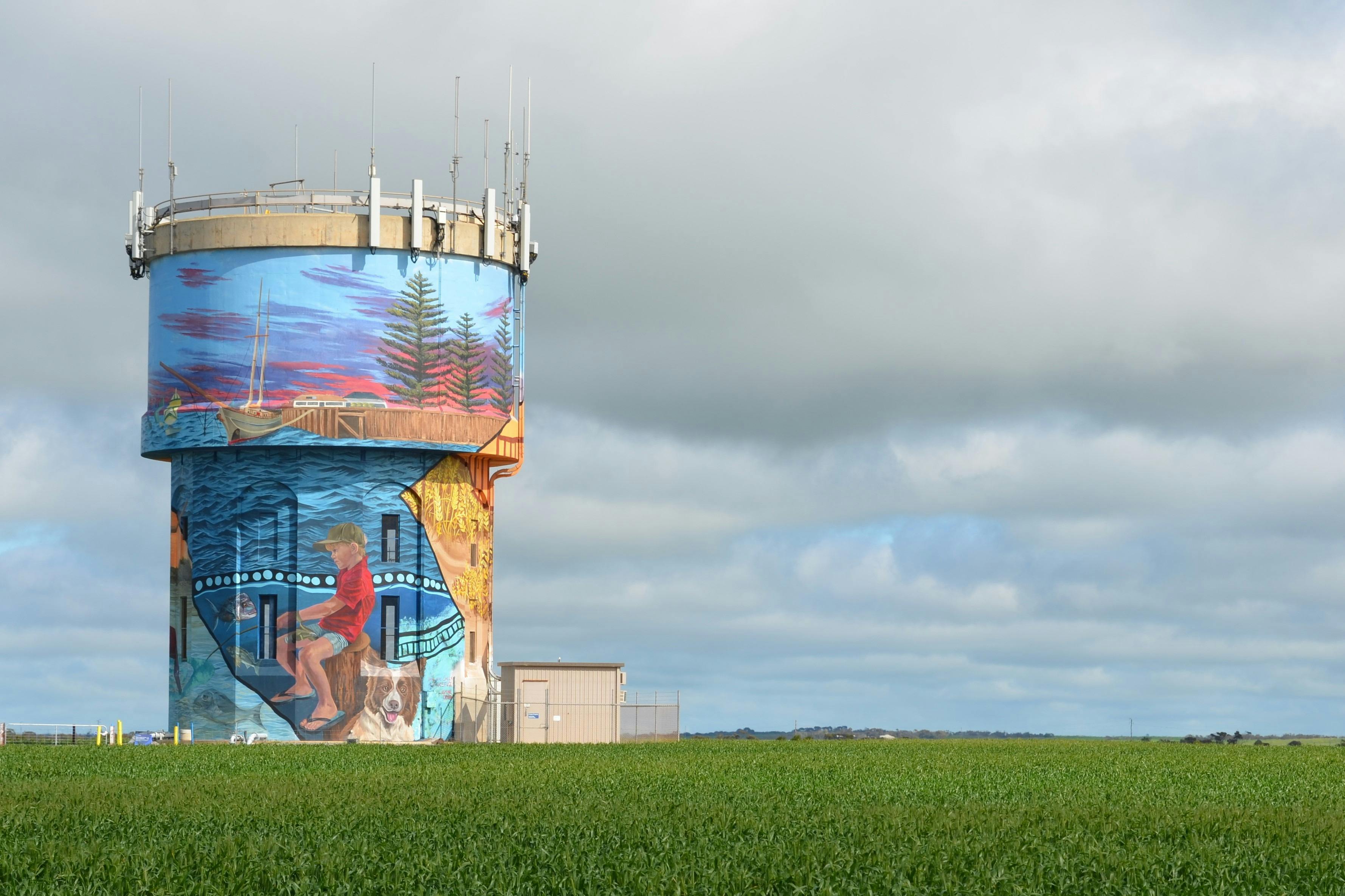 Port Vincent Water Tower Mural