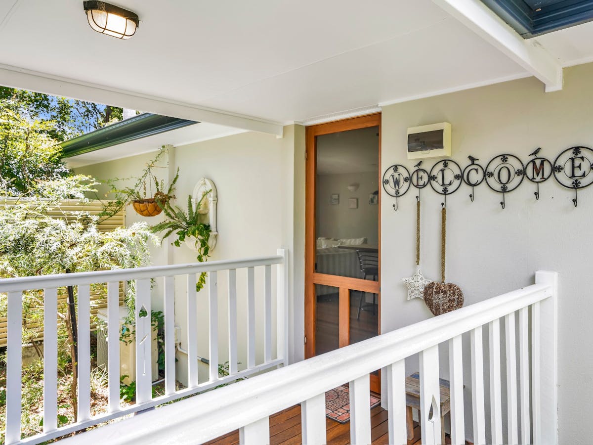 Front door of Cottage