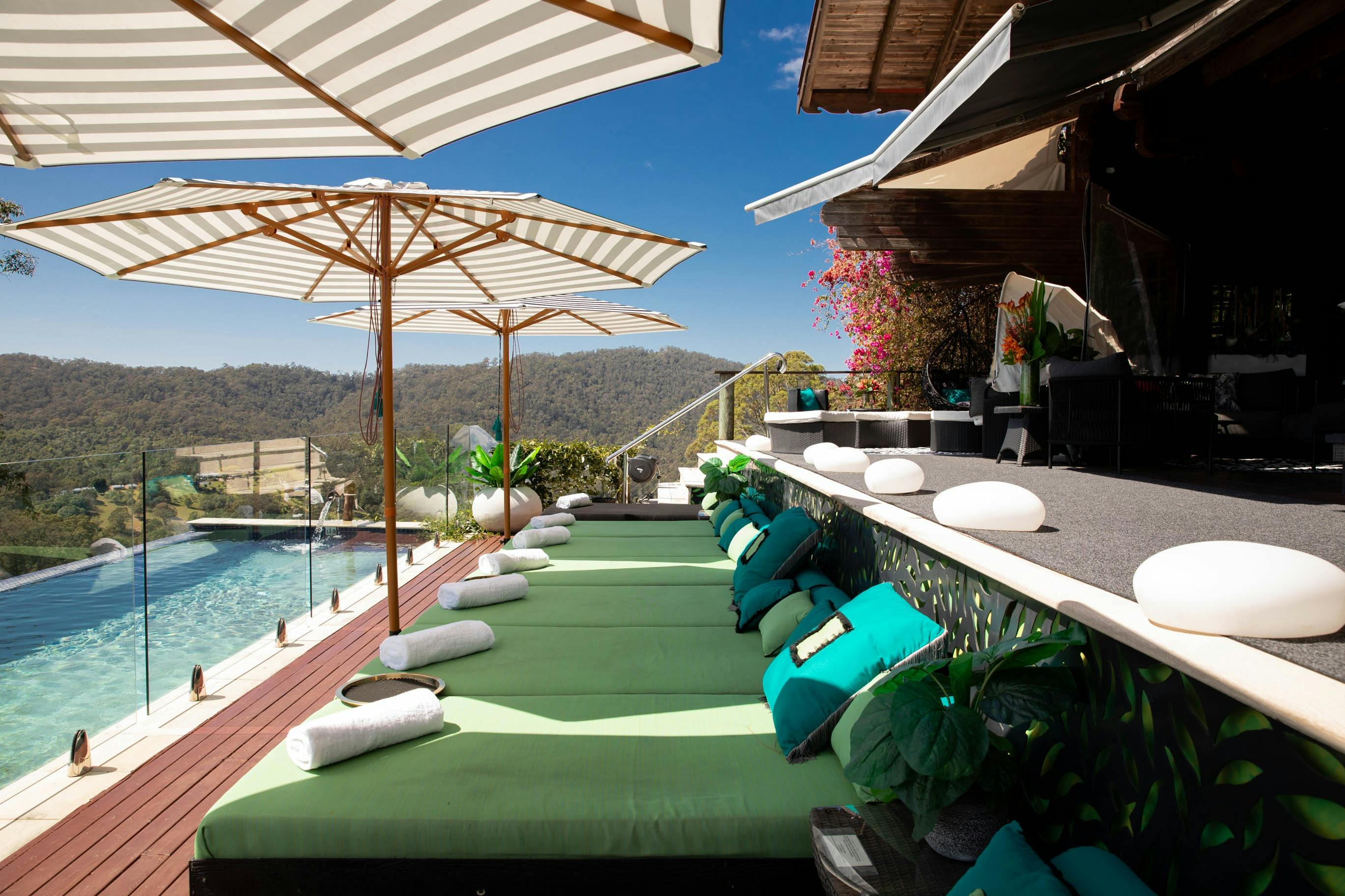 Day Spa onsite overlooking the beautiful GC hinterland