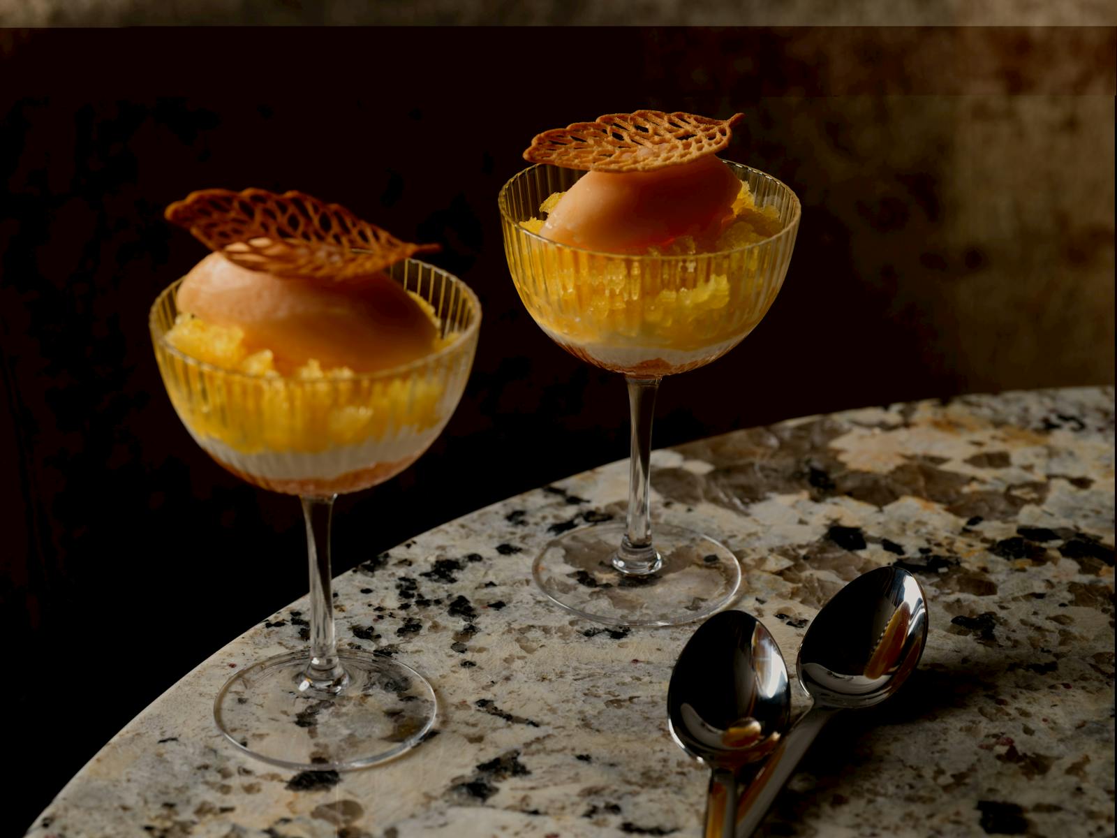 Melon Sorbet The Dining Room