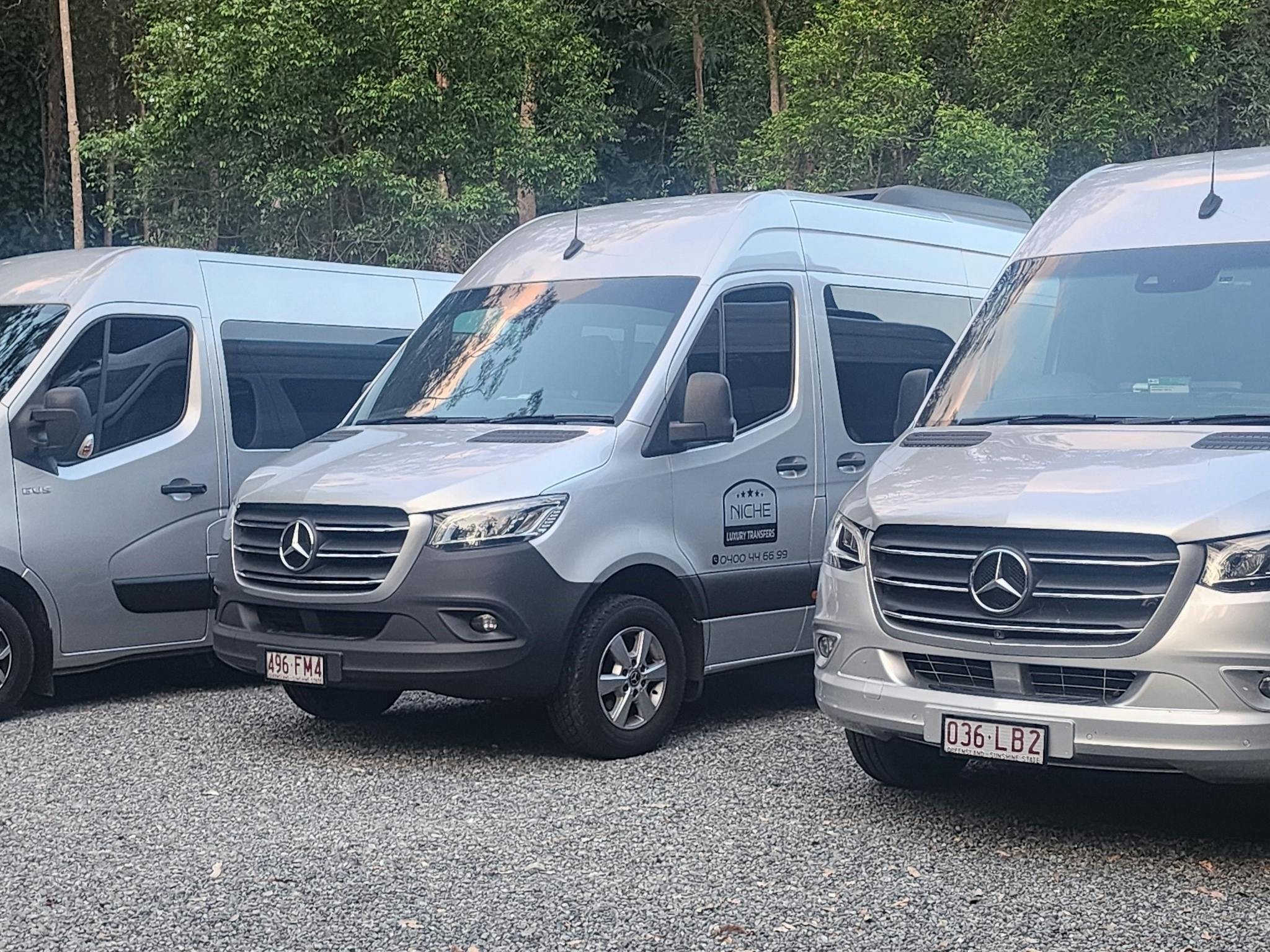 A selection of Niche Transfers vehicles A selection of Niche Transfers vehicles
