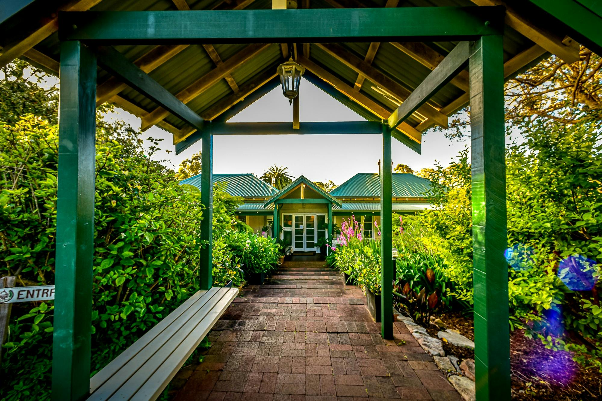 Enter from the garden into this peaceful Guest House